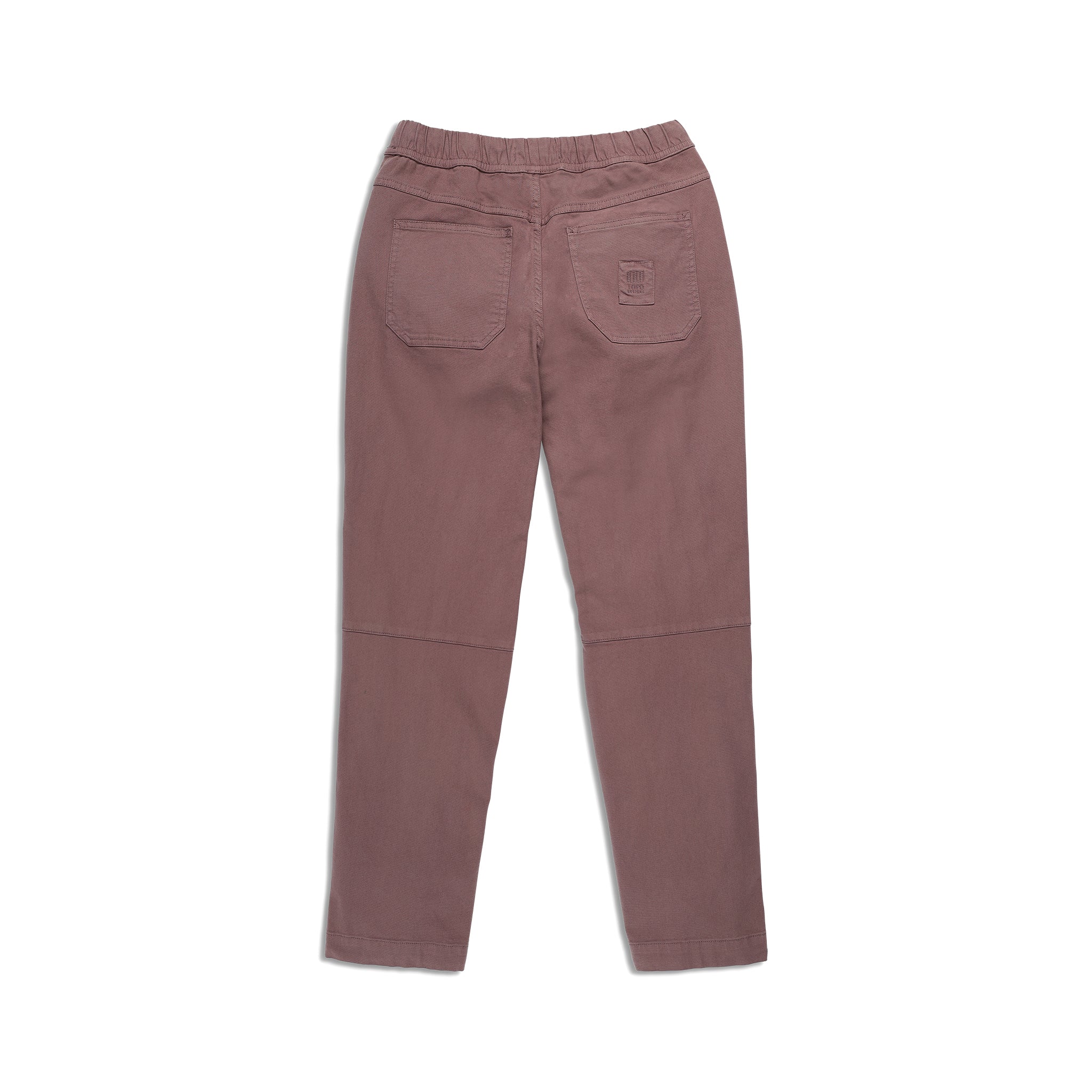 Rückansicht der Topo Designs Dirt Hose Classic - Damen in "Peppercorn"