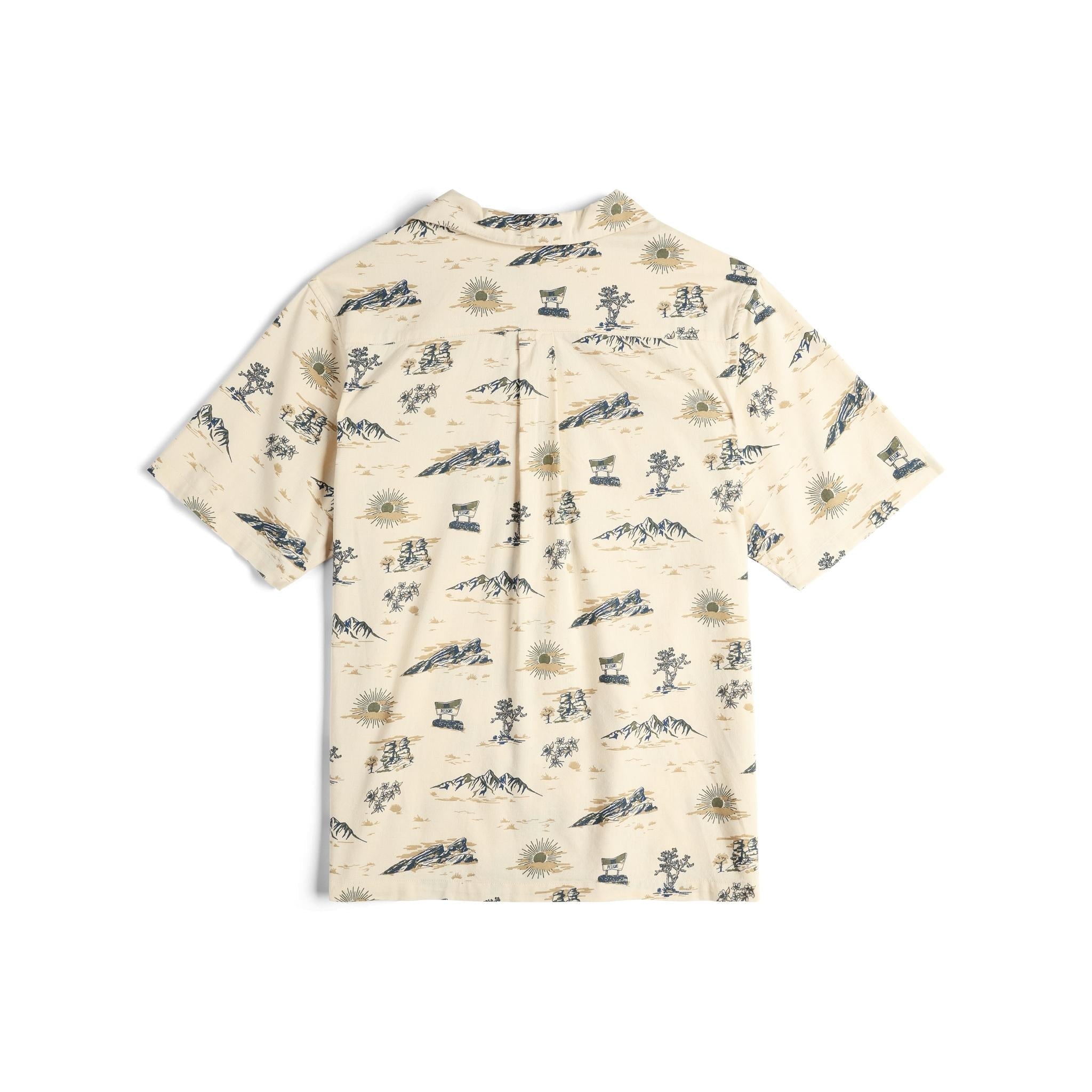 Rückenansicht des Topo Designs Daytripper Short Sleeve - Herren in "Westbound"