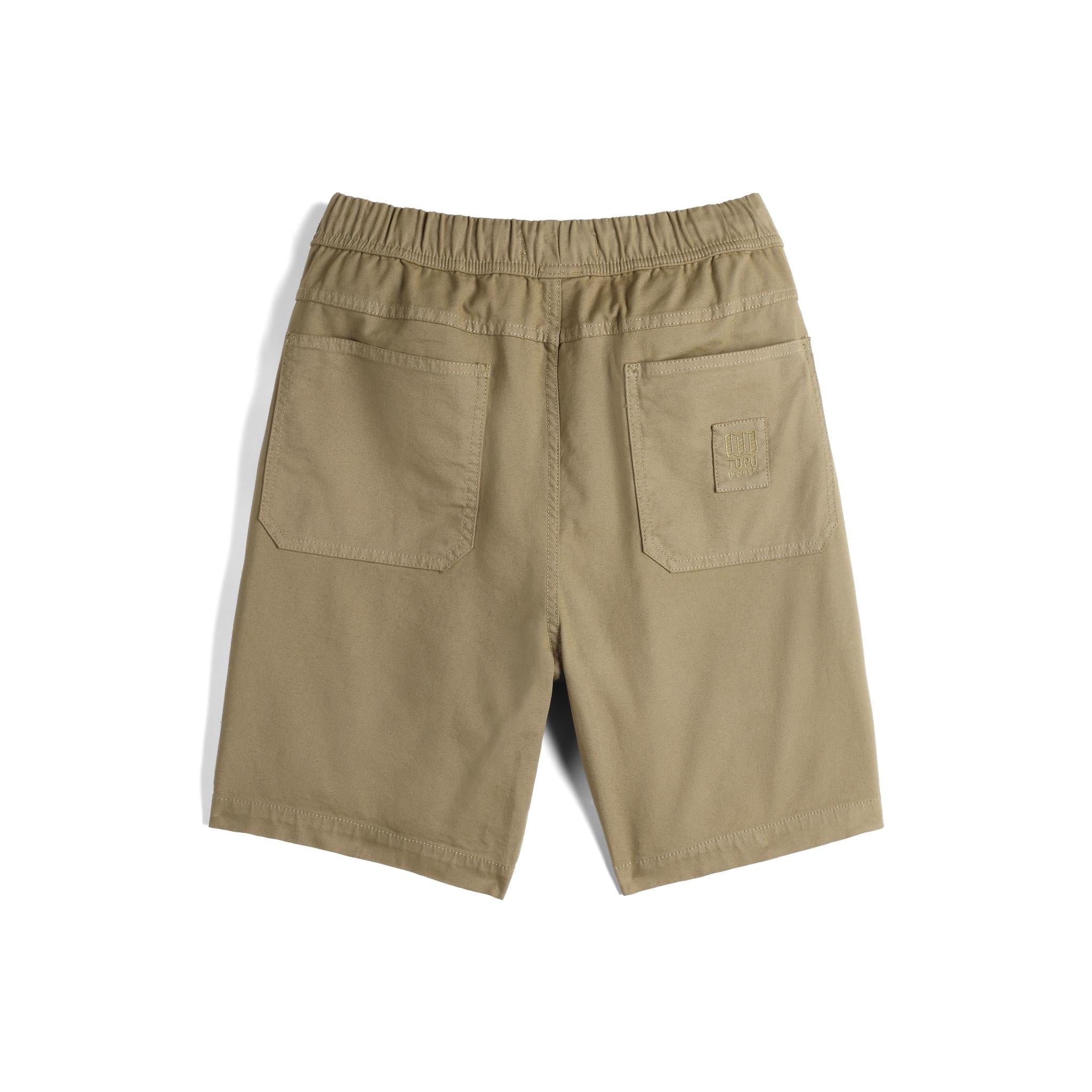 Rückansicht der Topo Designs Dirt Shorts - Herren in "Elmwood"