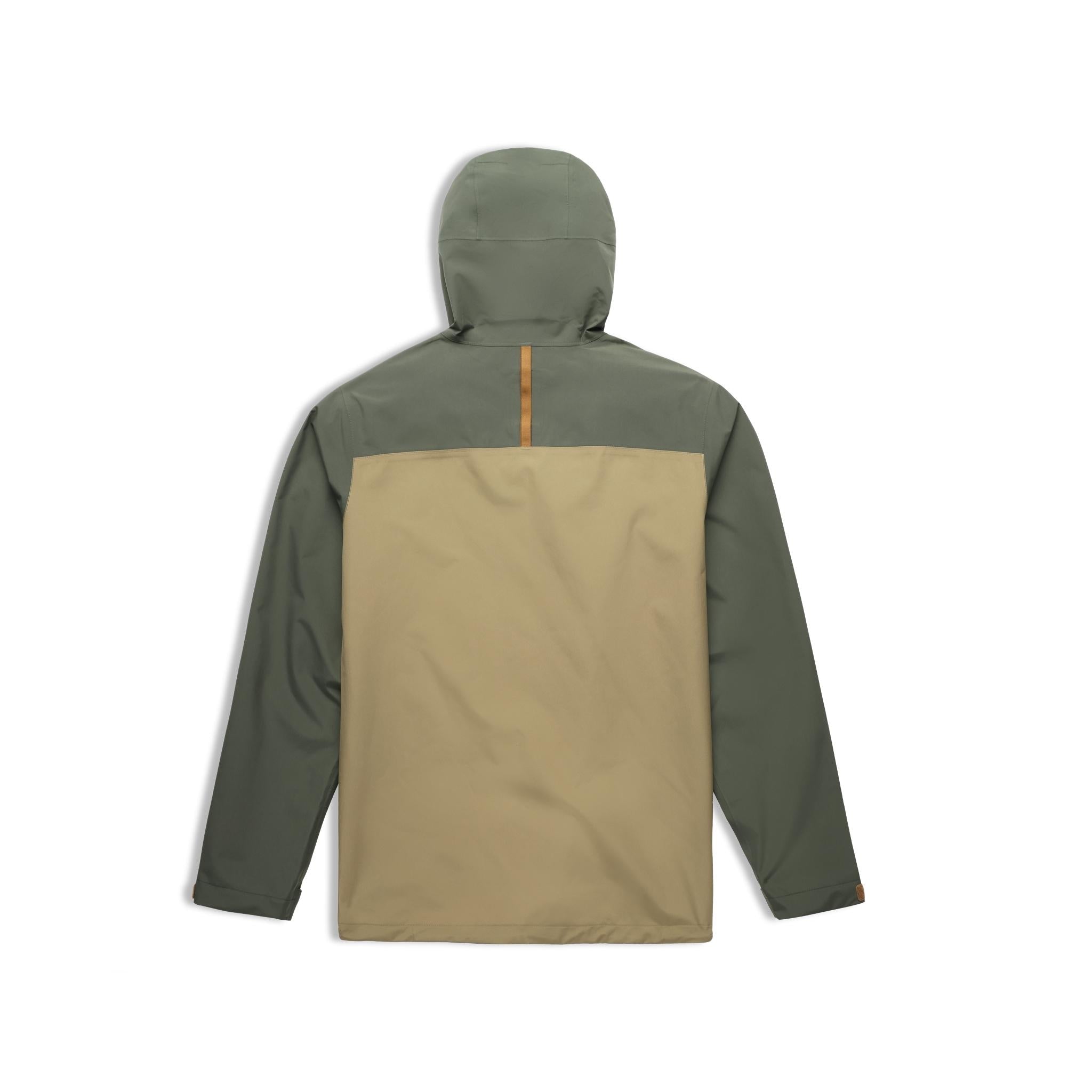 Rückenansicht der Topo Designs Global Jacket - Herren in "Beetle / Elmwood"