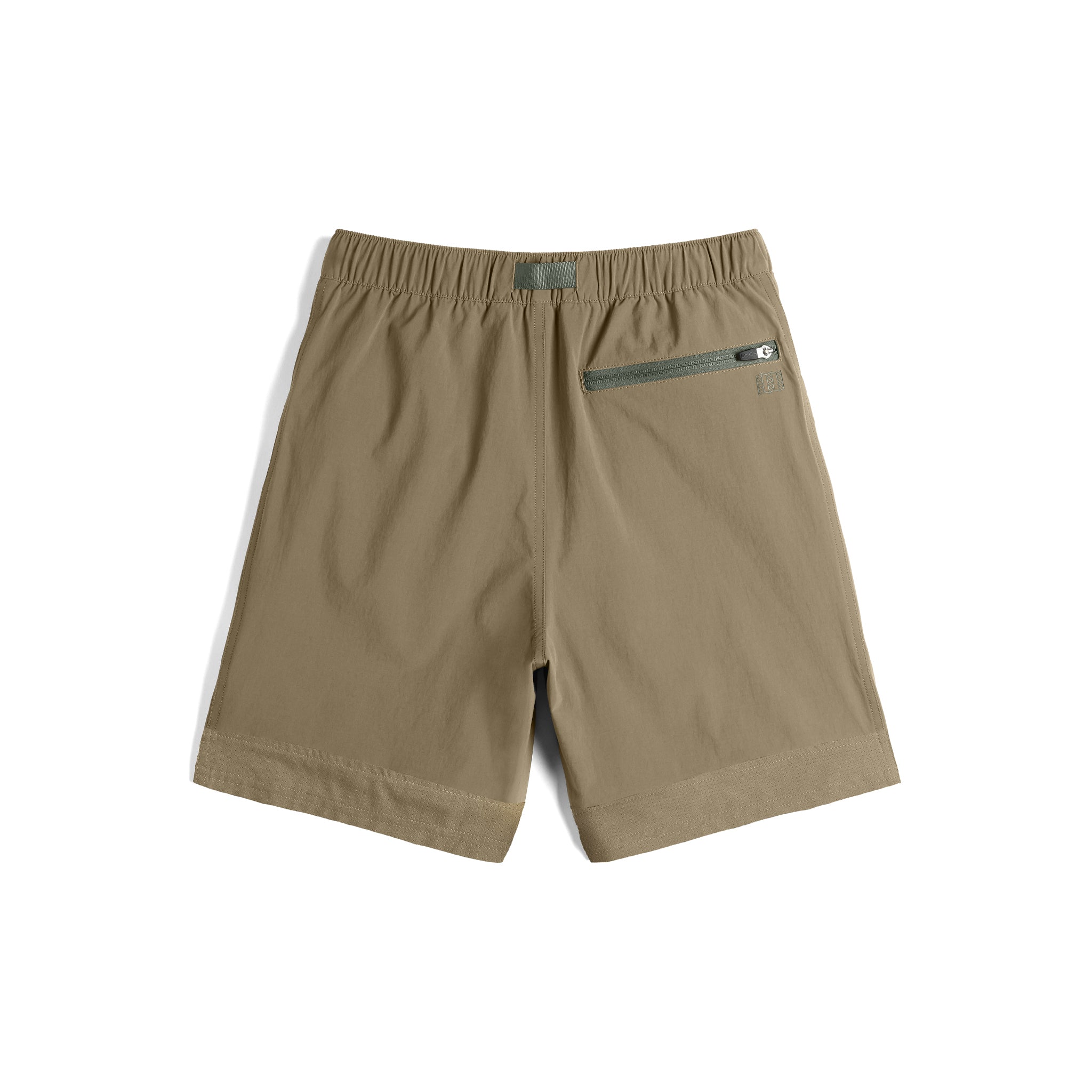 Rückansicht der Topo Designs Retro River Shorts - Herren in "Elmwood"