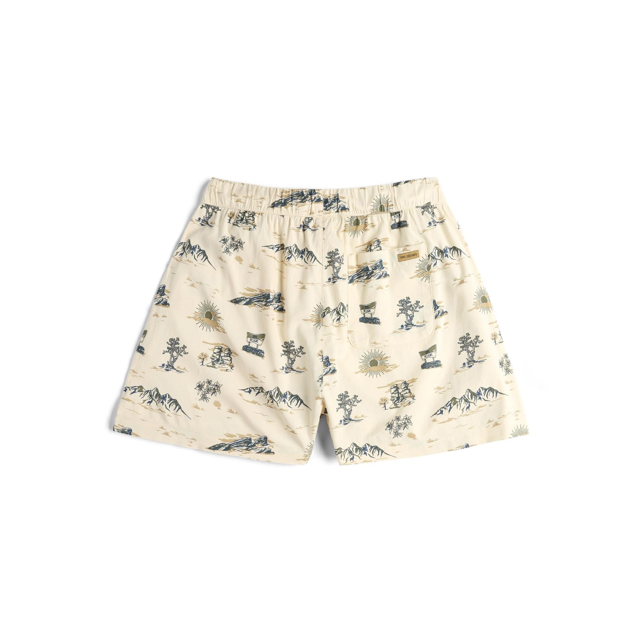 Rückenansicht der Topo Designs Daytripper Shorts - Damen in "Westbound"