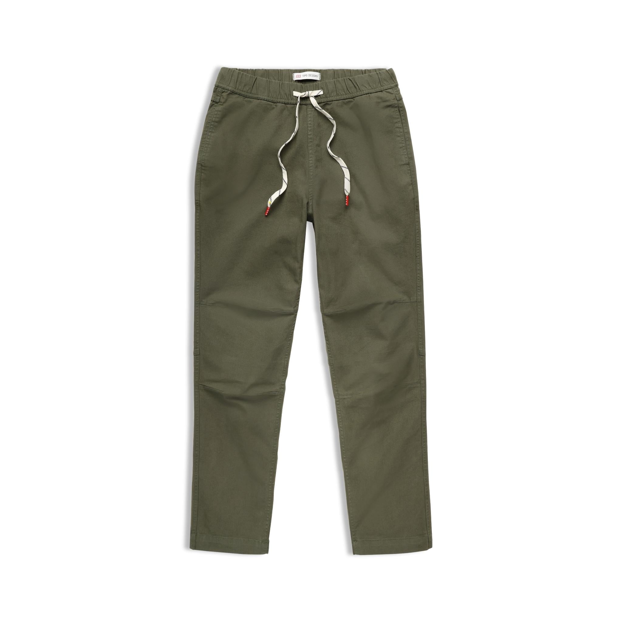 Frontansicht der Topo Designs Dirt Hose Classic - Damen in "Beetle"