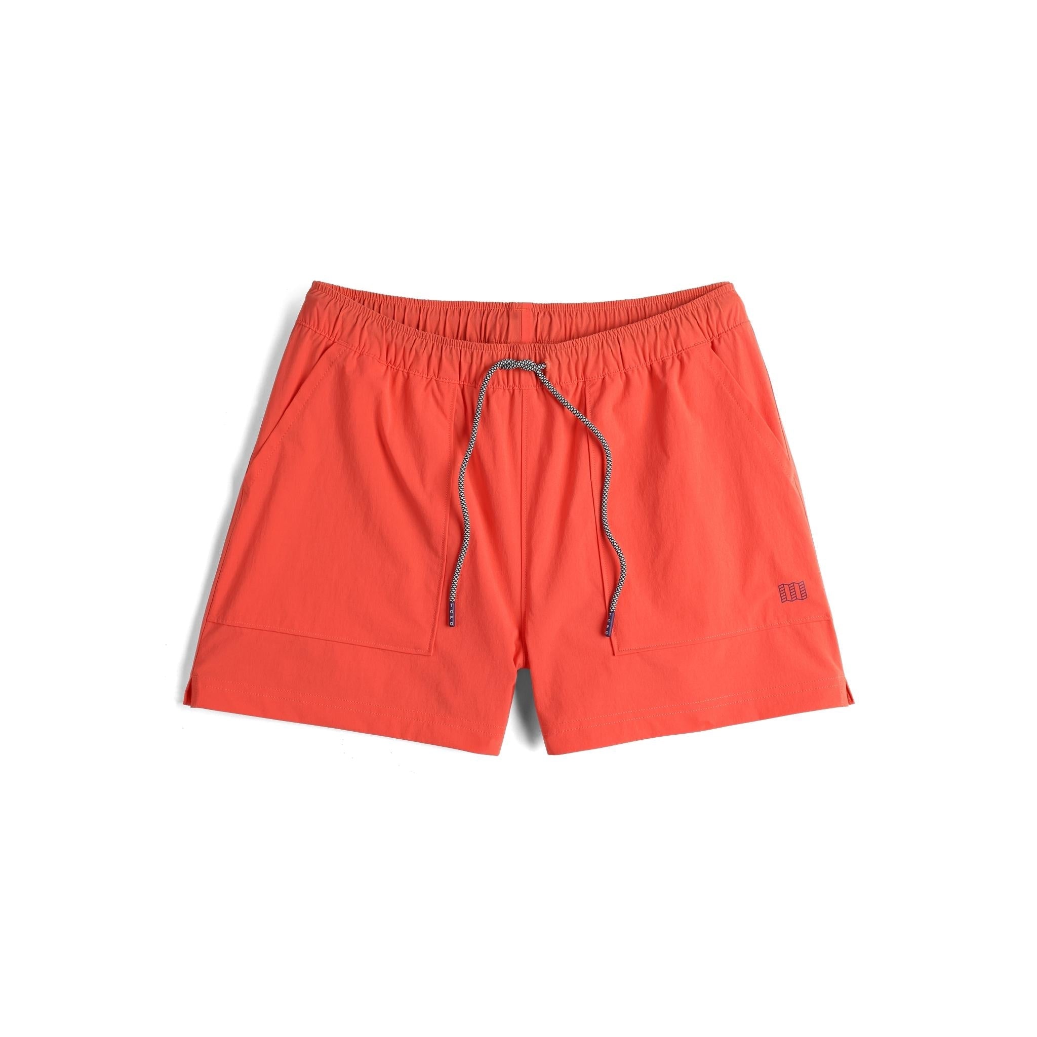 Vorderansicht der Topo Designs Mesa Shorts - Damen in "Emberglow"