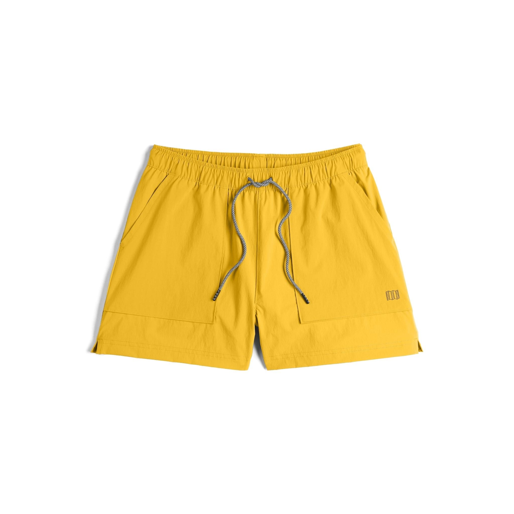 Vorderansicht der Topo Designs Mesa Shorts - Damen in "Honey / Elmwood"