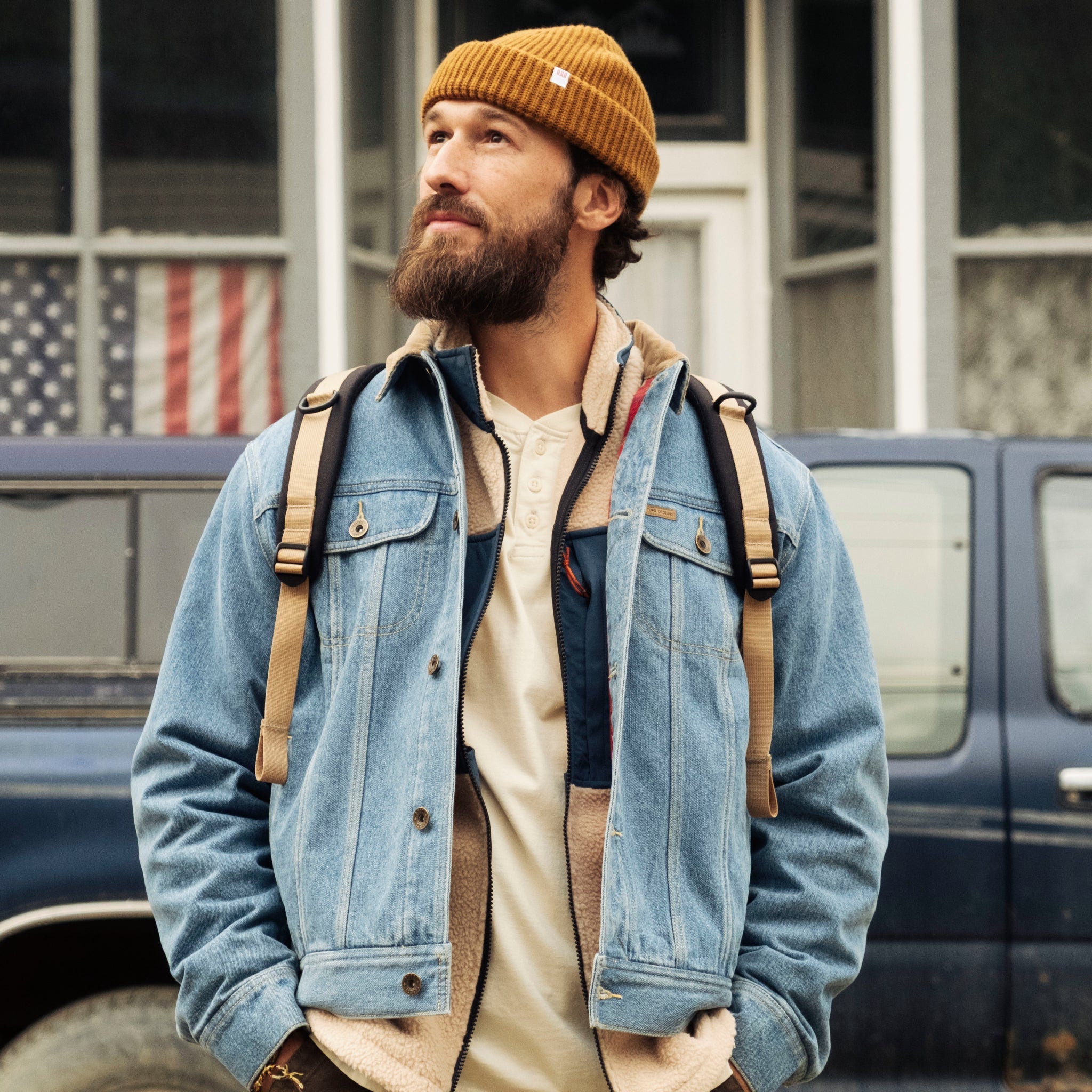 Global Wool Beanie vue 2 Topo Designs