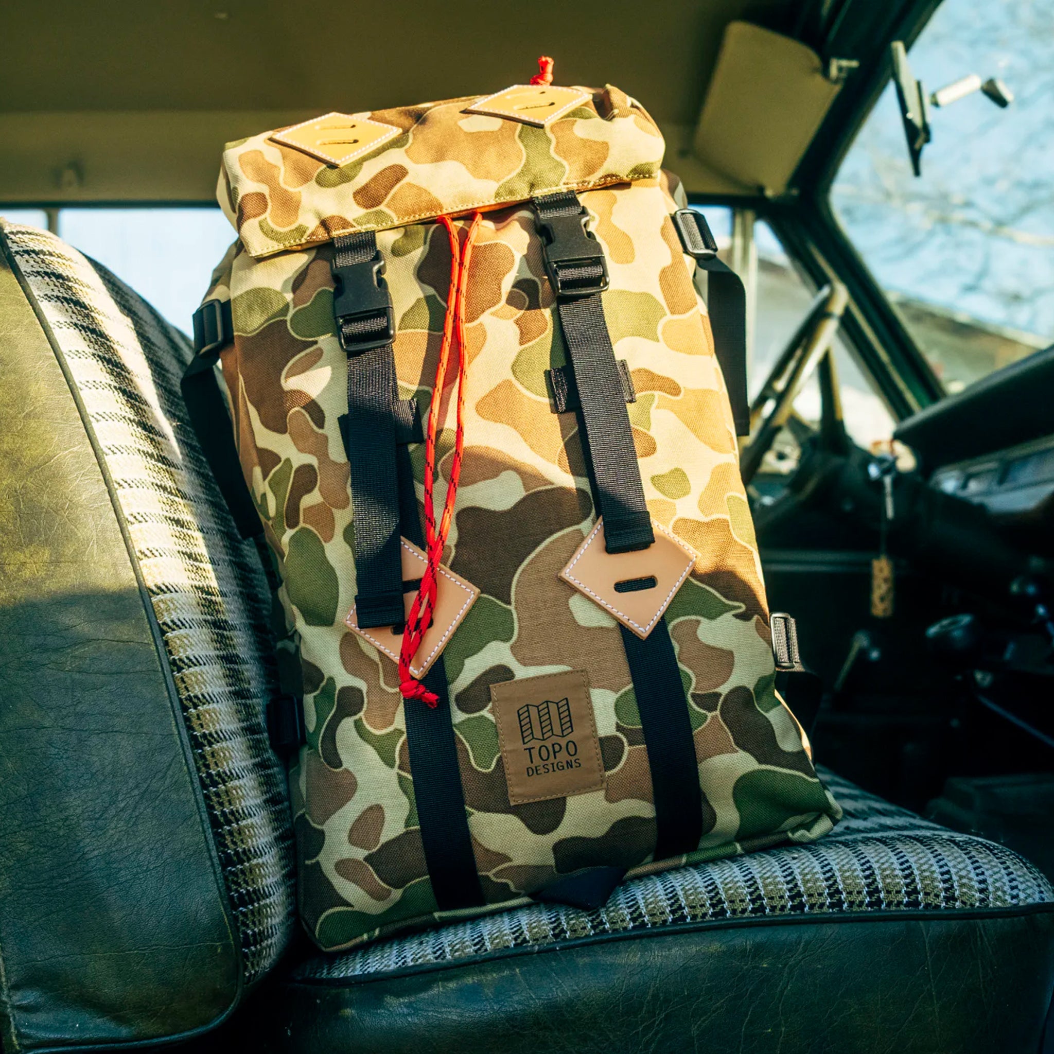 Klettersack Duck Camo – Exklusivität vue 2 Topo Designs