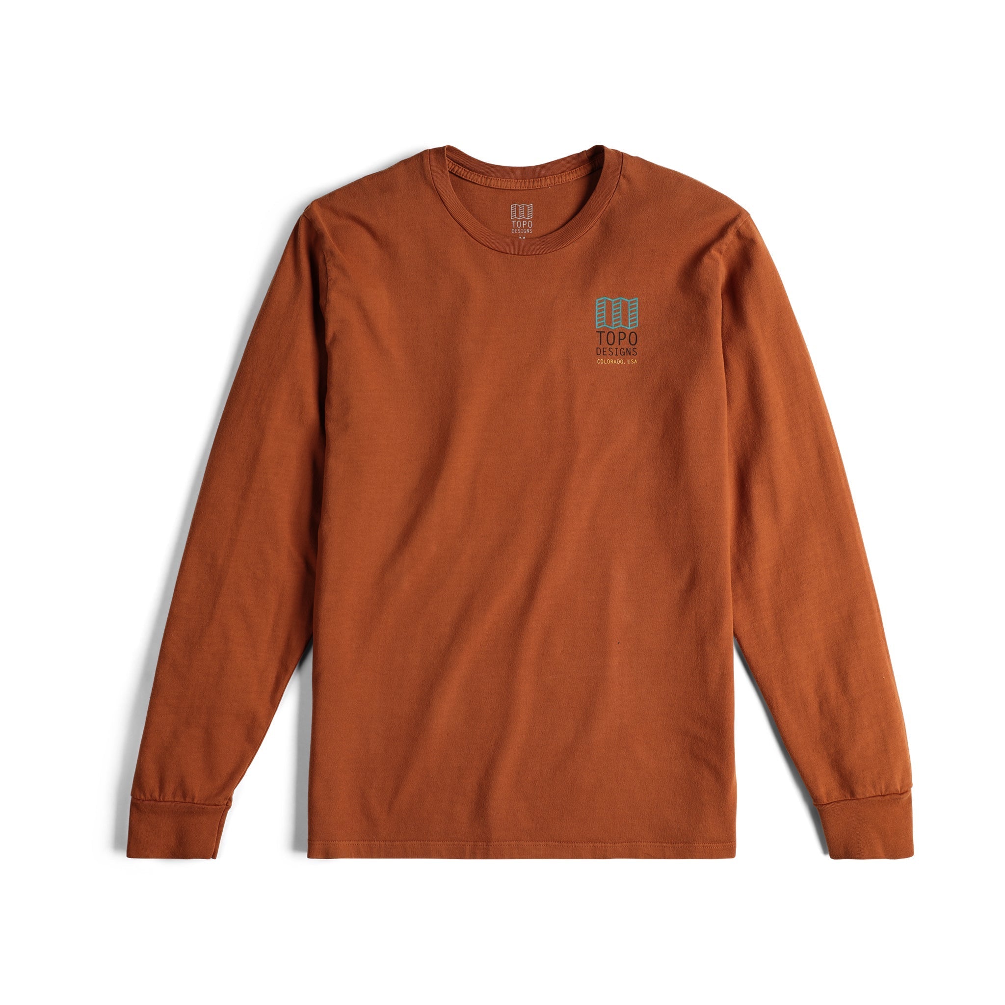 Large logo Tee Long Sleeve - Herren - Outlet Mens/Bekleidung/T-Shirts - Achetez chez Topo Designs - Europe