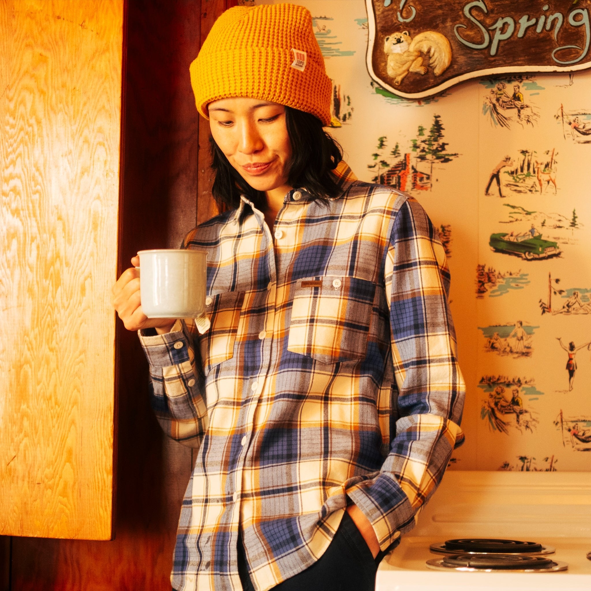 Mountain Shirt Langarm - Damen vue 2 Topo Designs