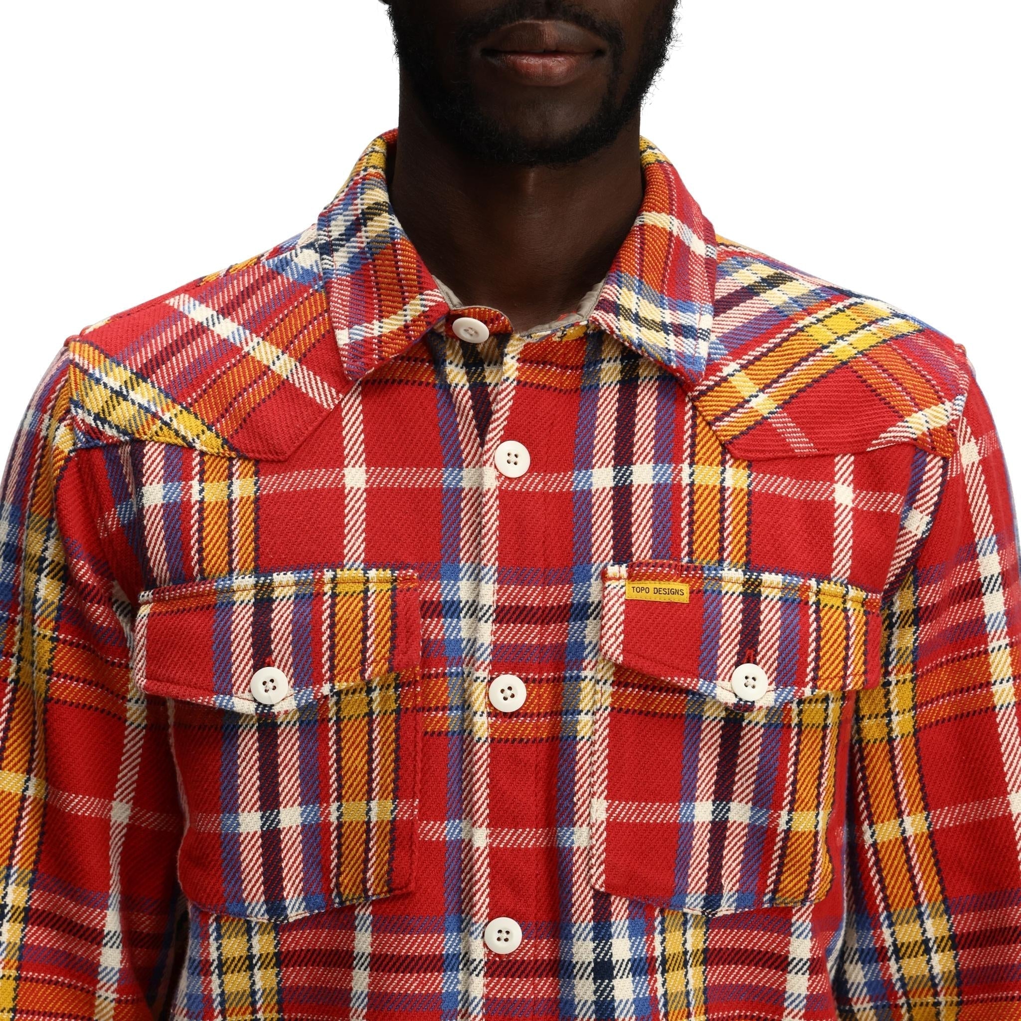 Onlooker Twill Shirt Jacke - Herren vue 7 Topo Designs