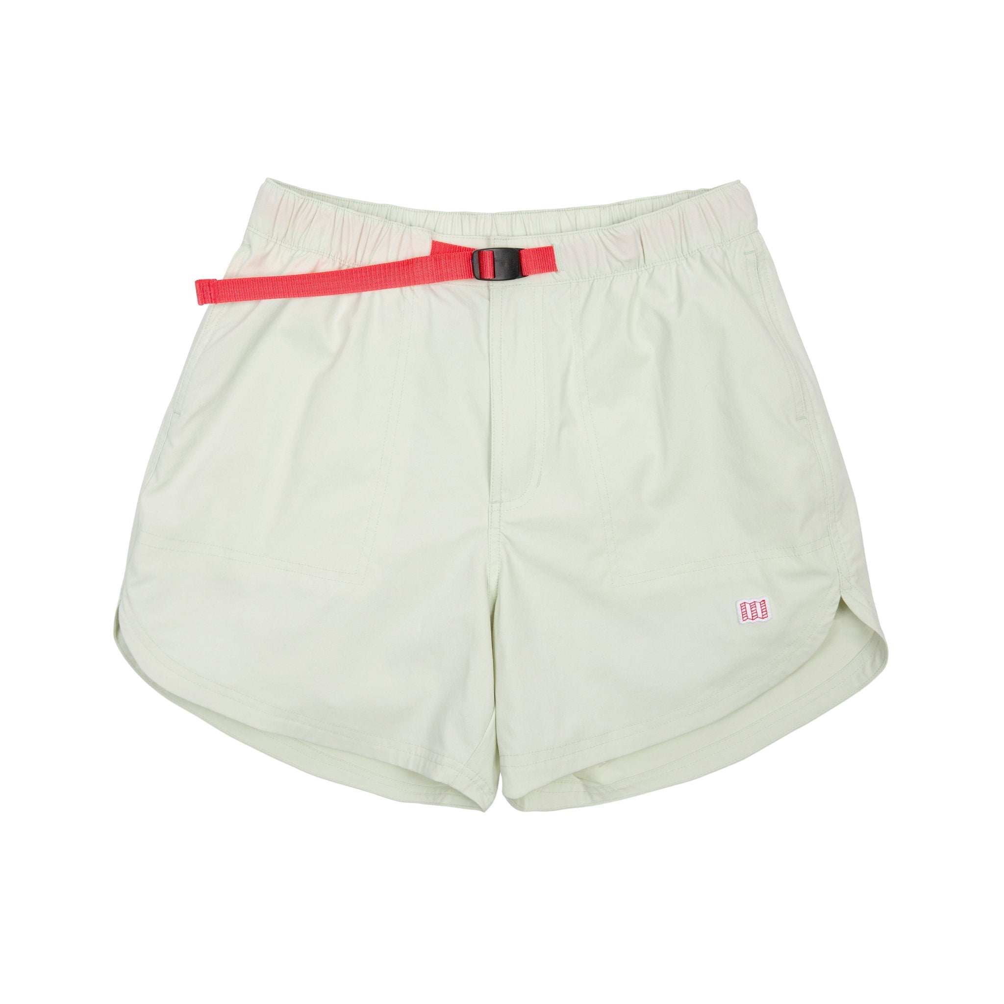 Topo Designs Damen River schnelltrocknende Schwimmshorts in "Light Mint".