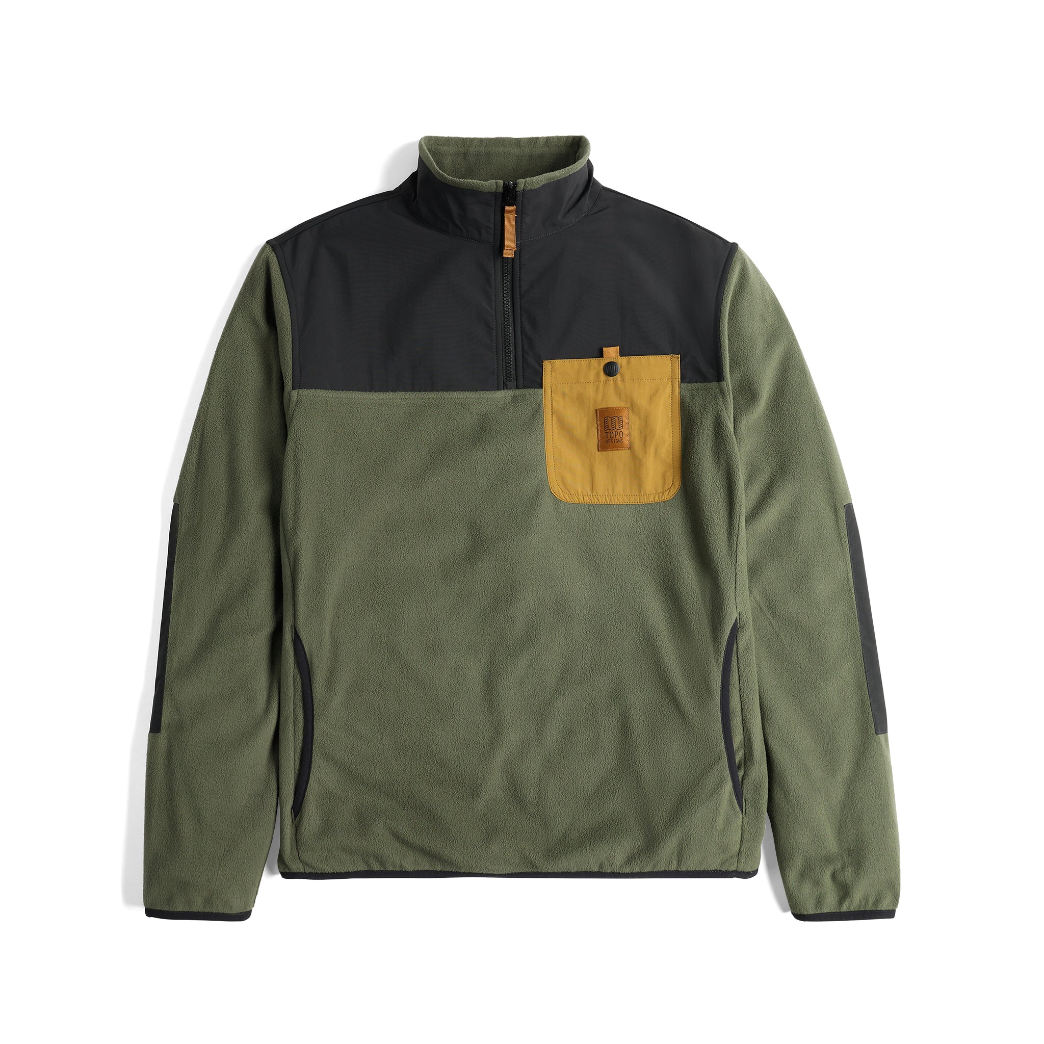 Vista 1/4 Zip Lightweight Fleece - Herren Mens/Oberbekleidung/Fleece - Achetez chez Topo Designs - Europe