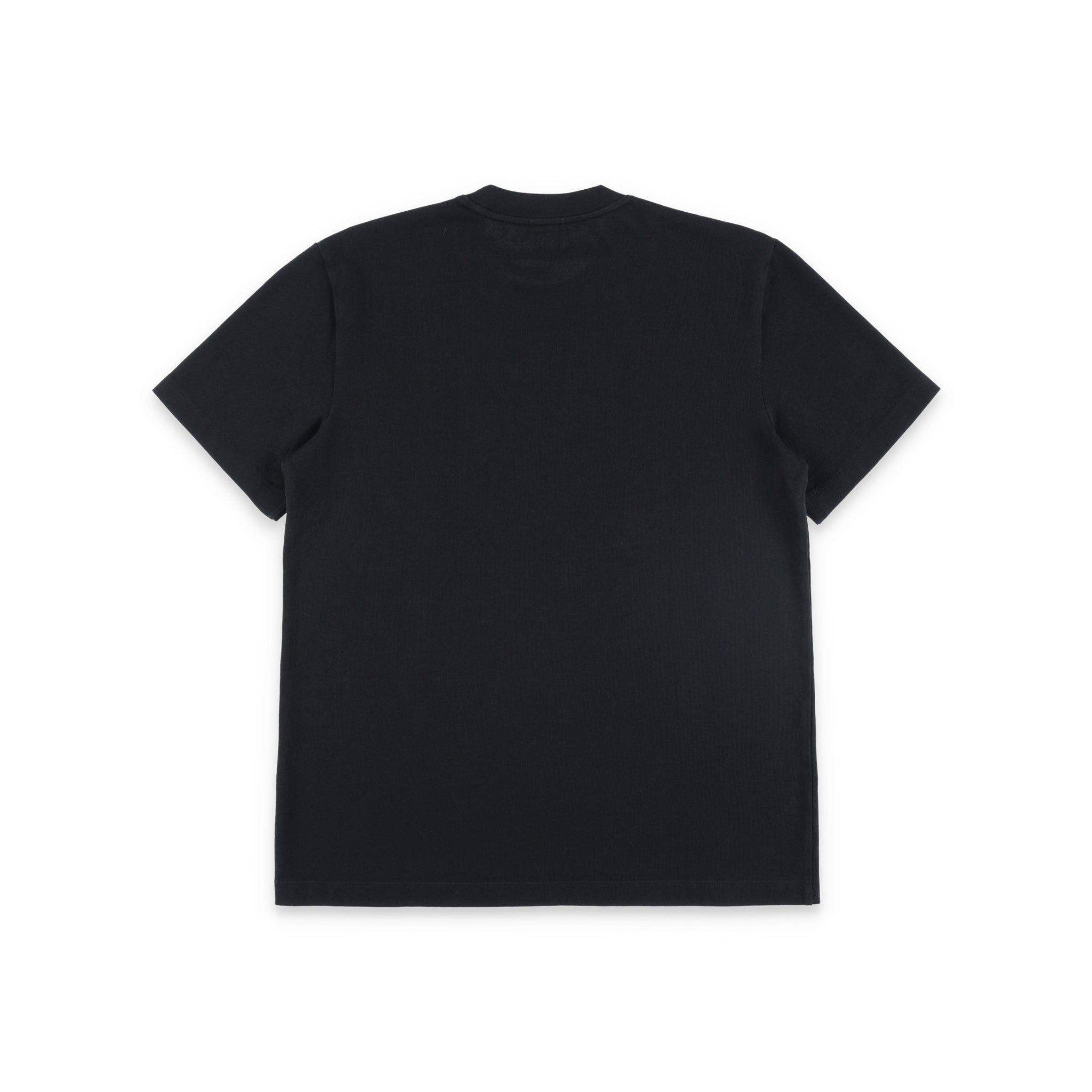 Rückseite von Topo Designs Herren Dirt Pocket Tee 100% Bio-Baumwolle Kurzarm-T-Shirt in "schwarz"