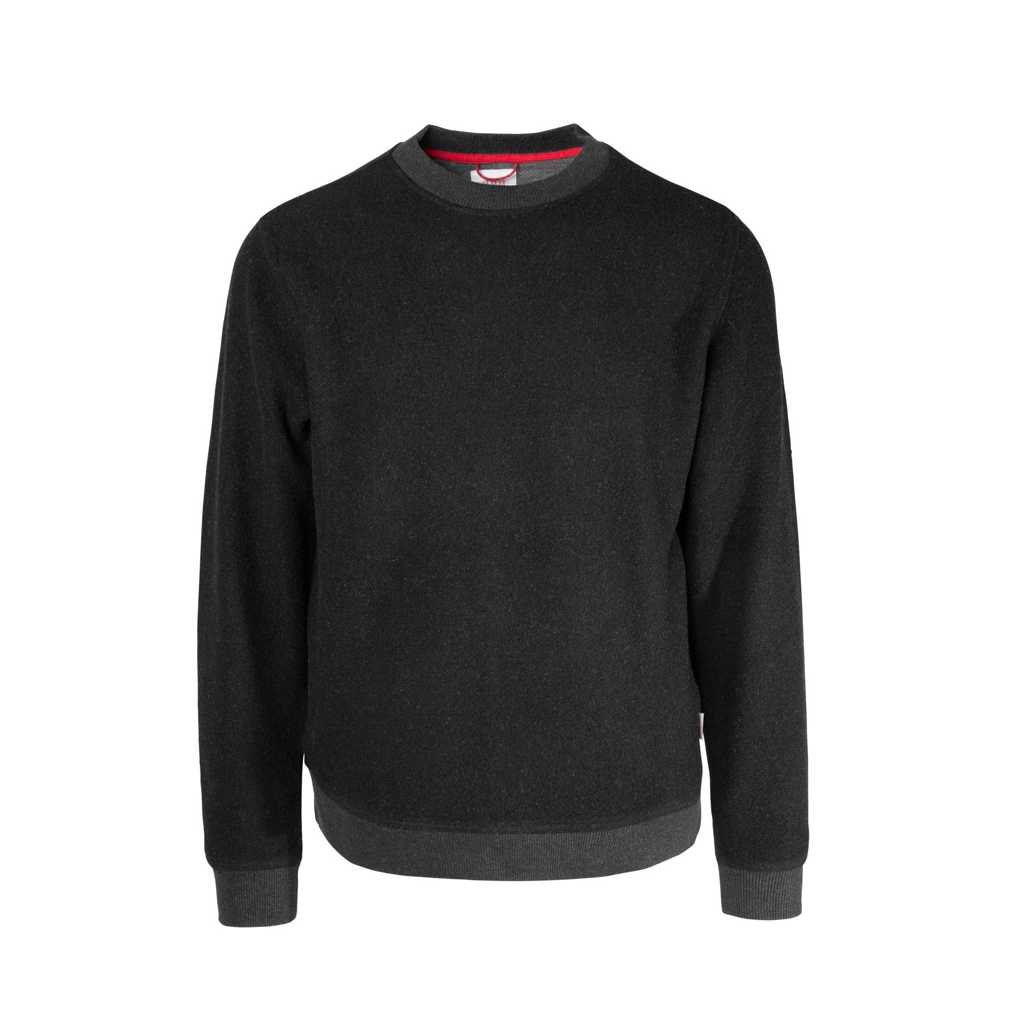 Produktfoto der Vorderseite des Herren global sweater in "Black".