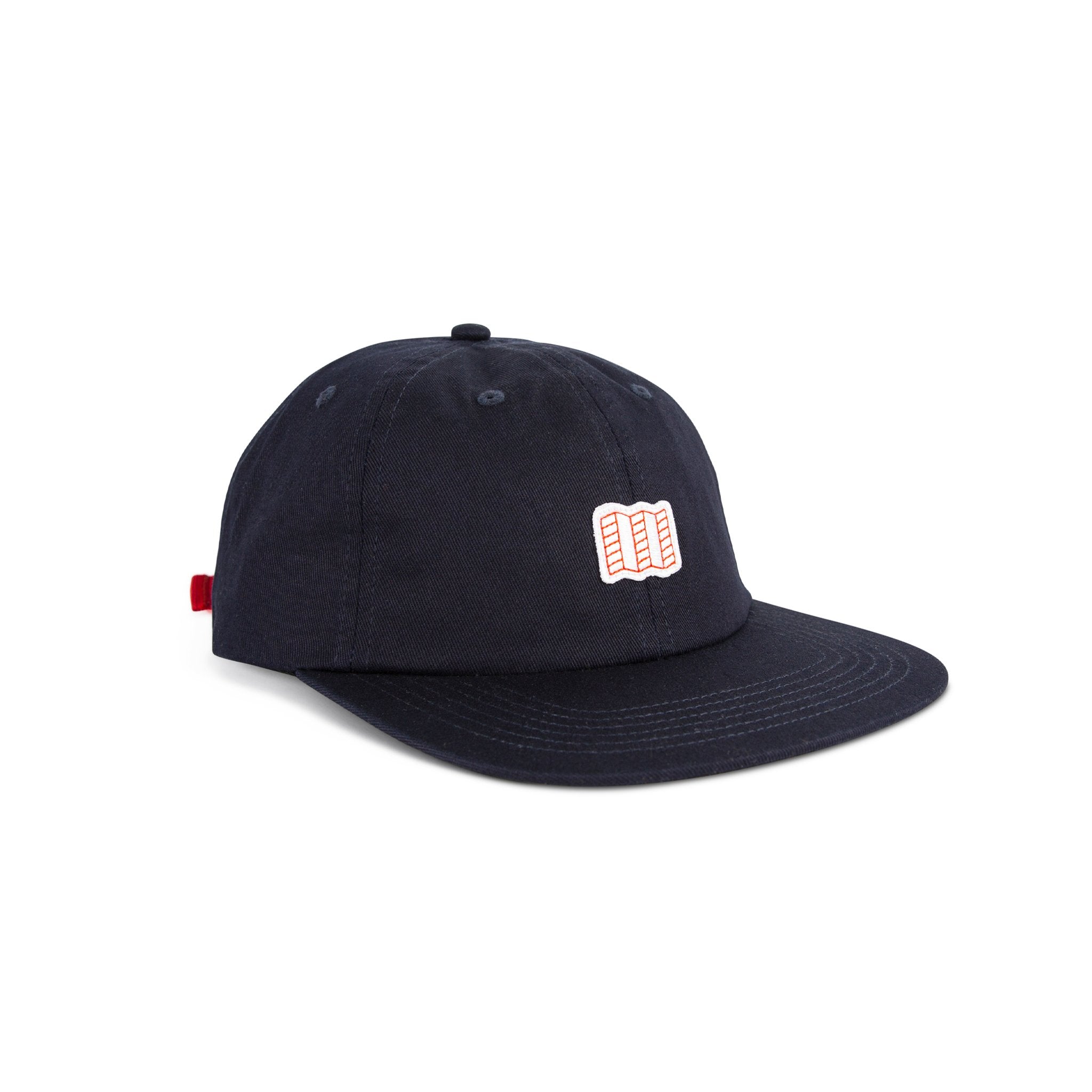 Topo Designs Mini Map Logo Hut Baseballkappe in "Navy" blau.