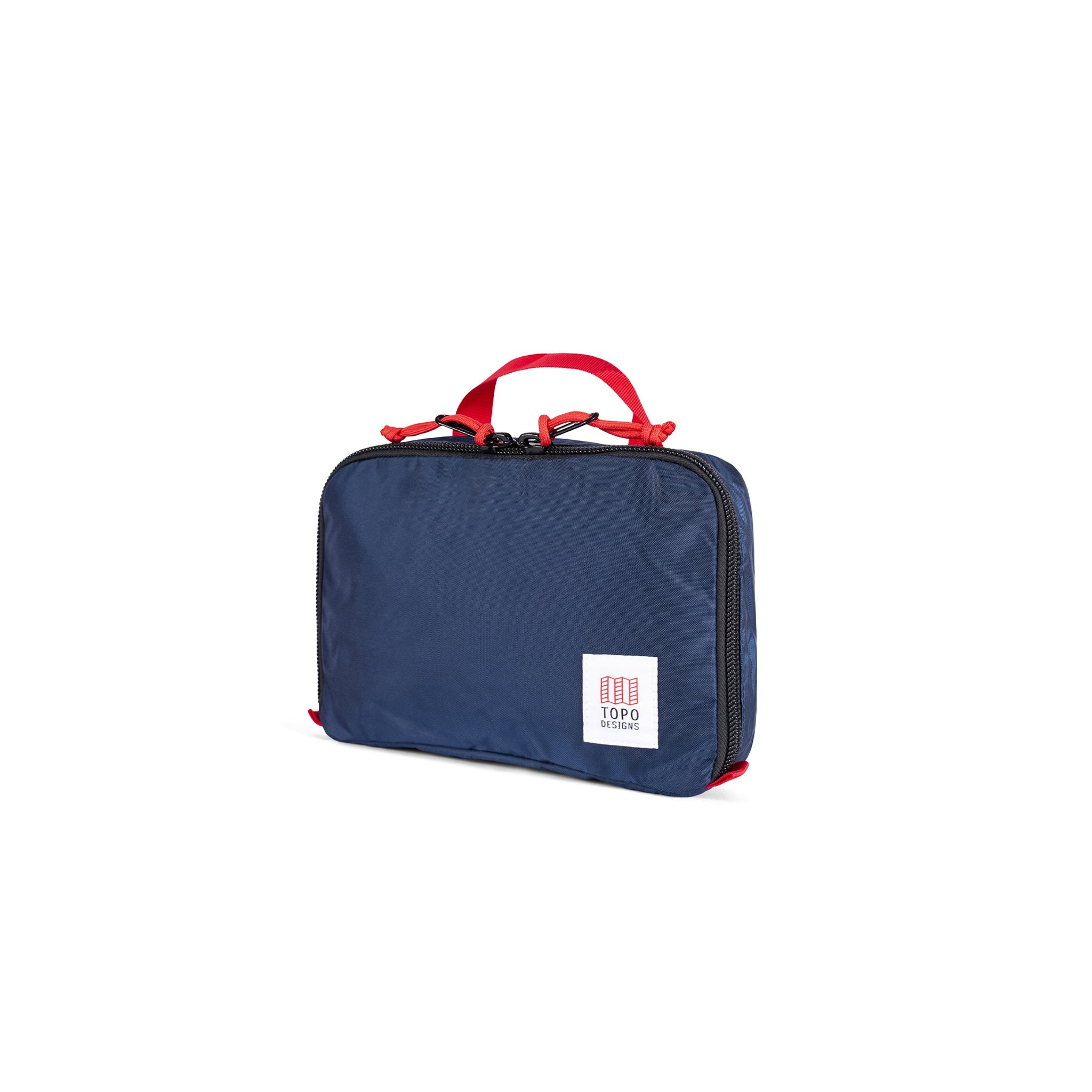 3/4 Frontansicht der Topo Designs Pack Bag 5L in "Navy" blau.