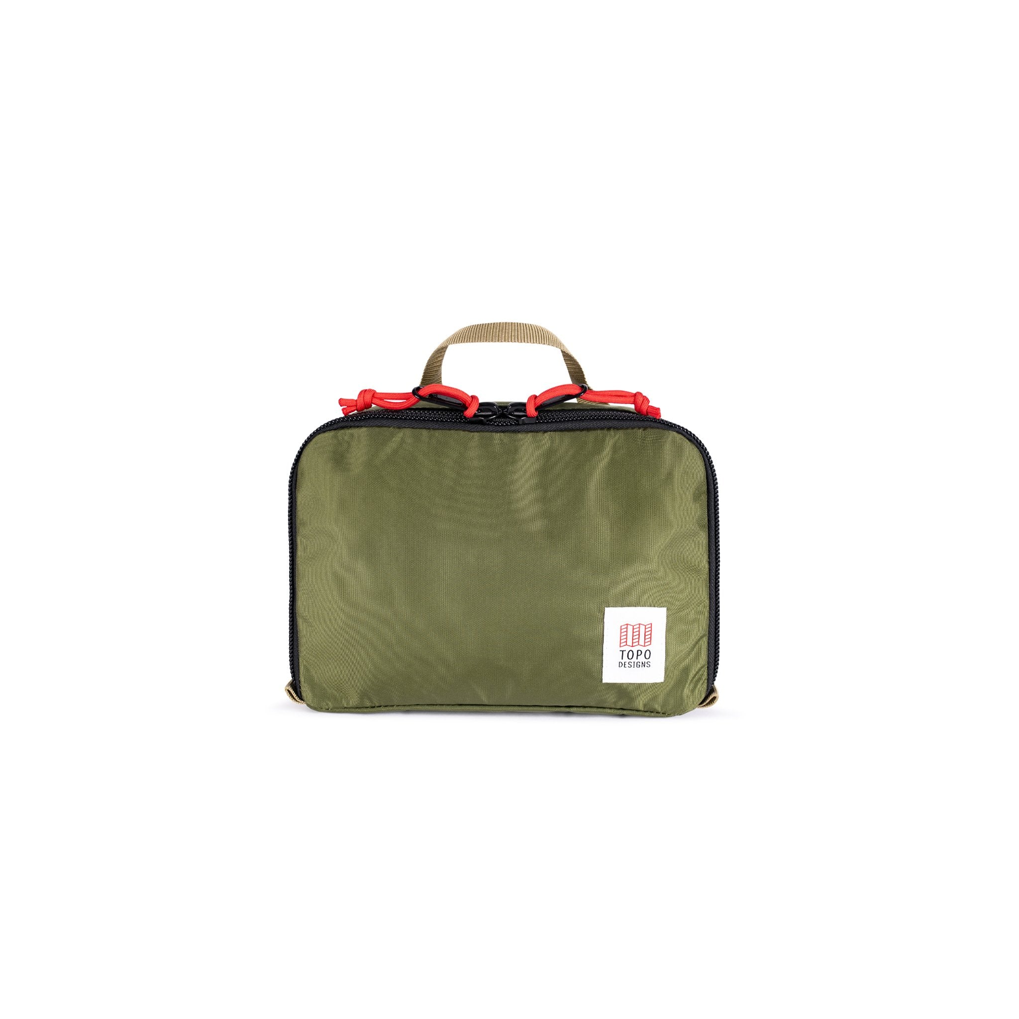 Produktfoto der Vorderseite der Topo Designs Pack Bag 5L in "Olive" grün.