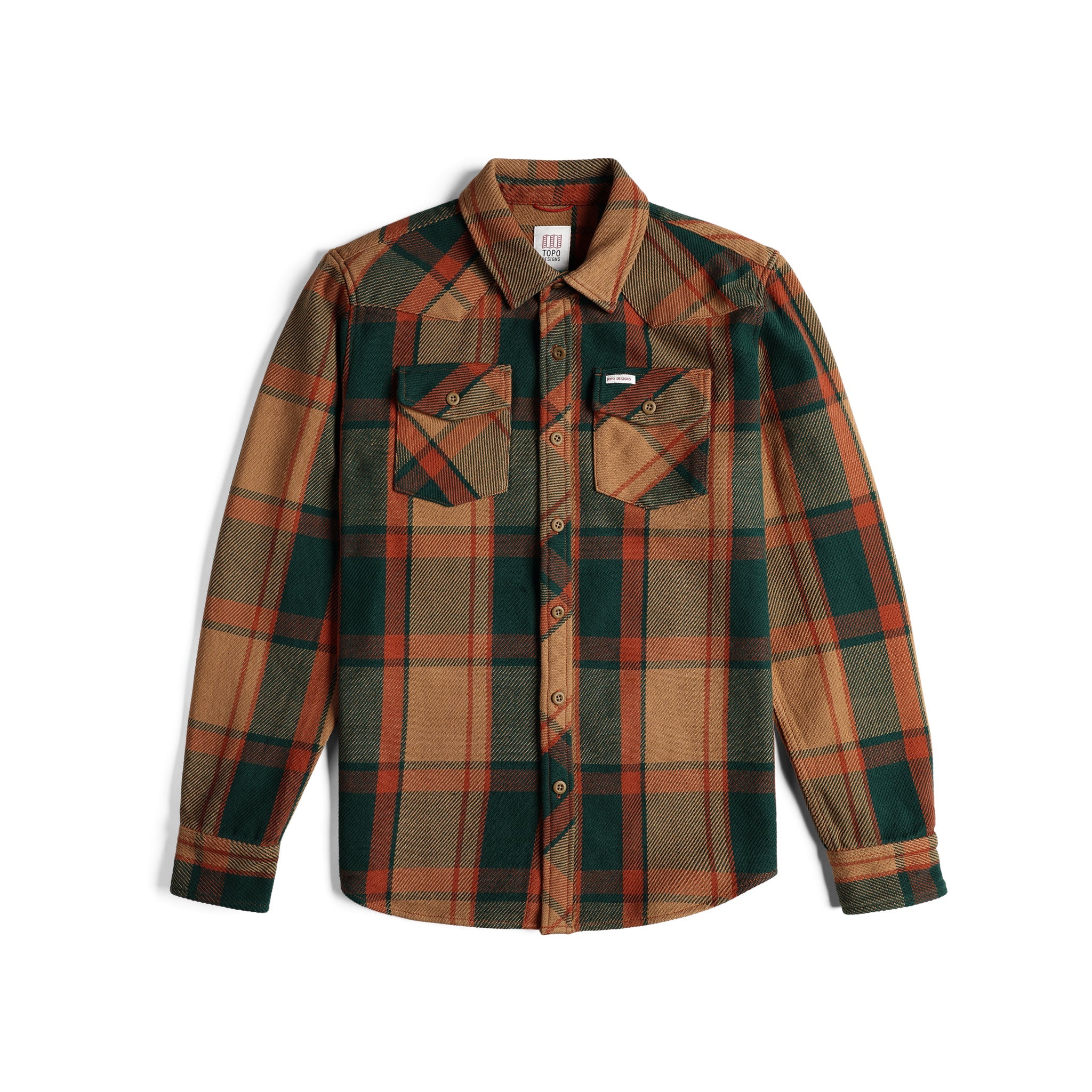 Chemise Mountain Chemise Heavyweight en "Khaki Multi Plaid"