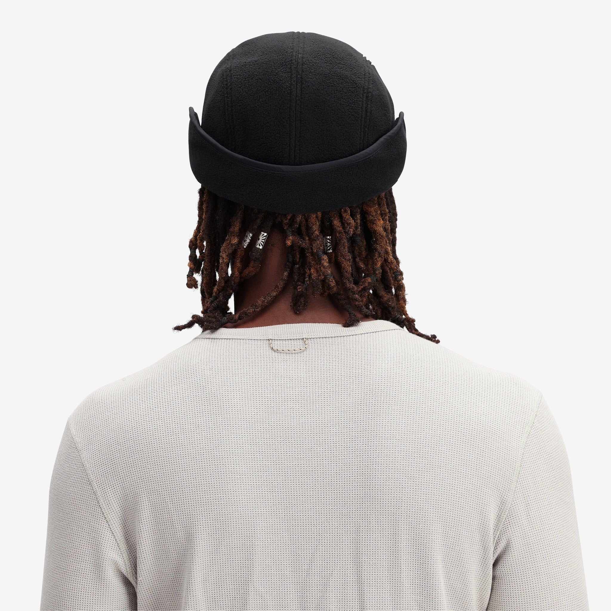 Bonnet en laine polaire "Black" (noir)