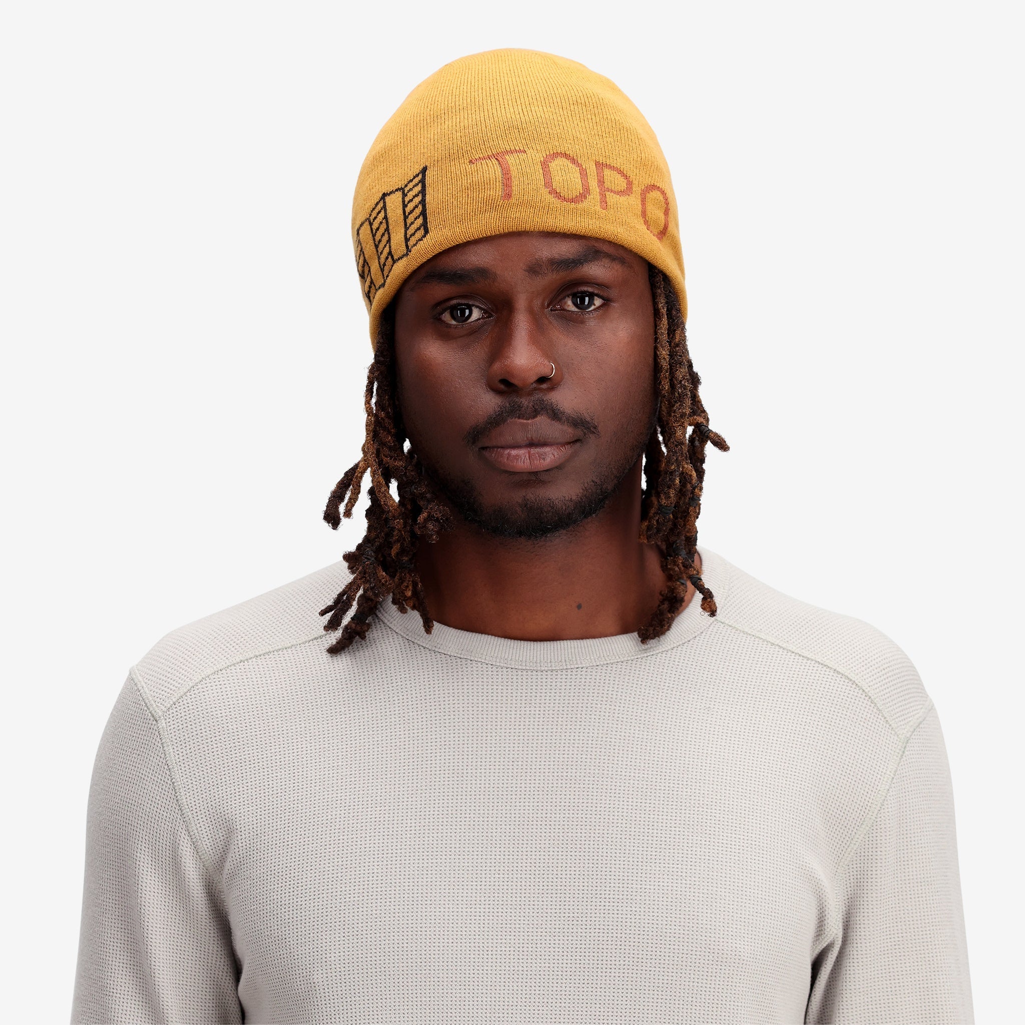 Topo Designs Bonnet ajusté "Brick / Khaki"