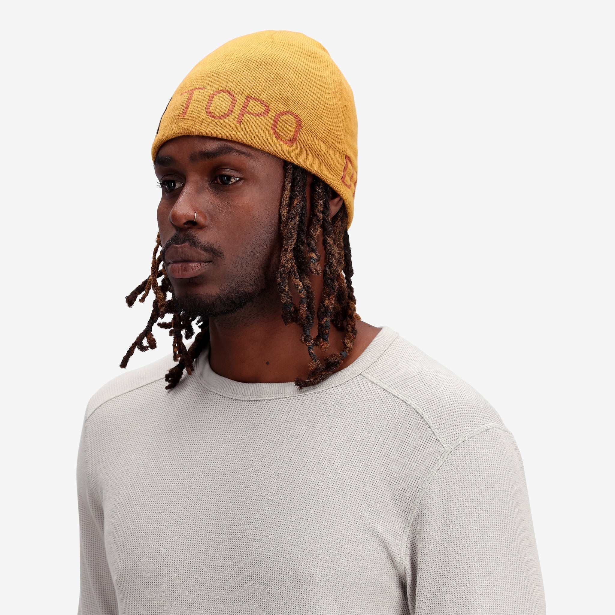 Topo Designs Bonnet ajusté "Brick / Khaki"