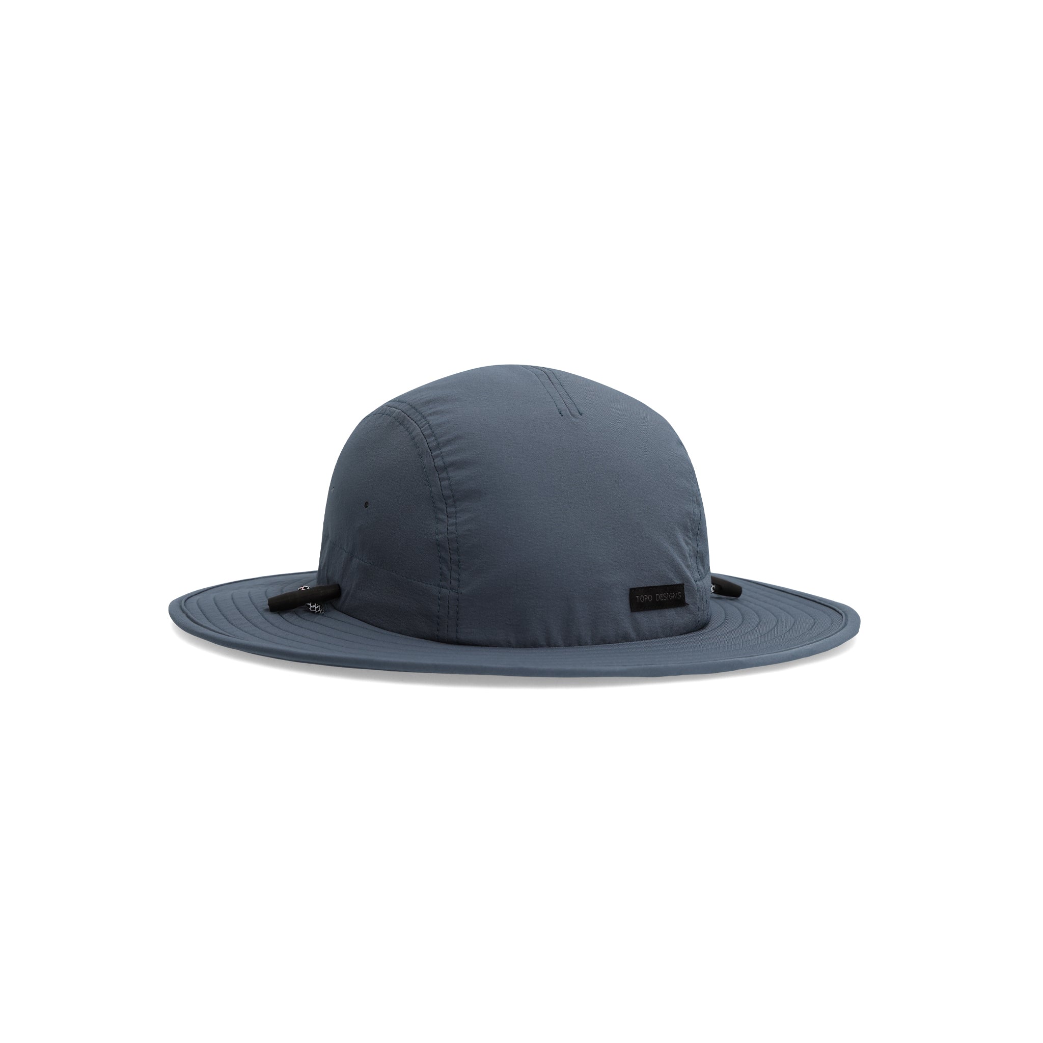 Chapeau de soleil Topo Designs avec logo original en "Stone Blue".