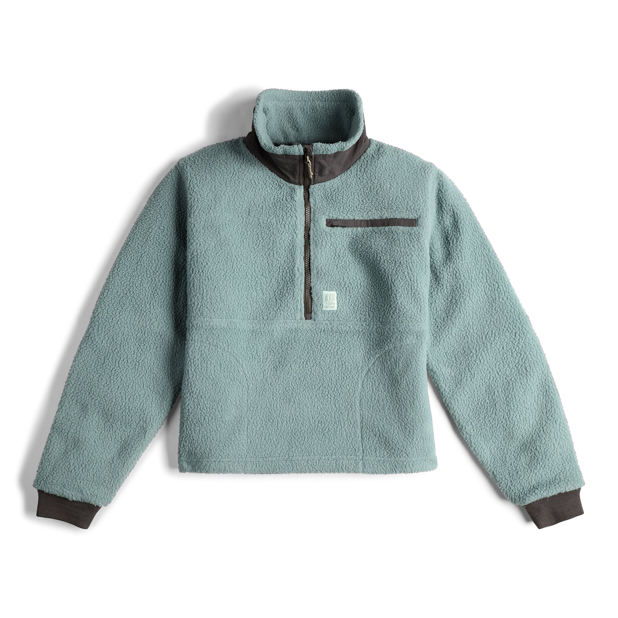 Pull en laine polaire W Mountain en "Slate Blue / Charcoal" (bleu ardoise / anthracite)