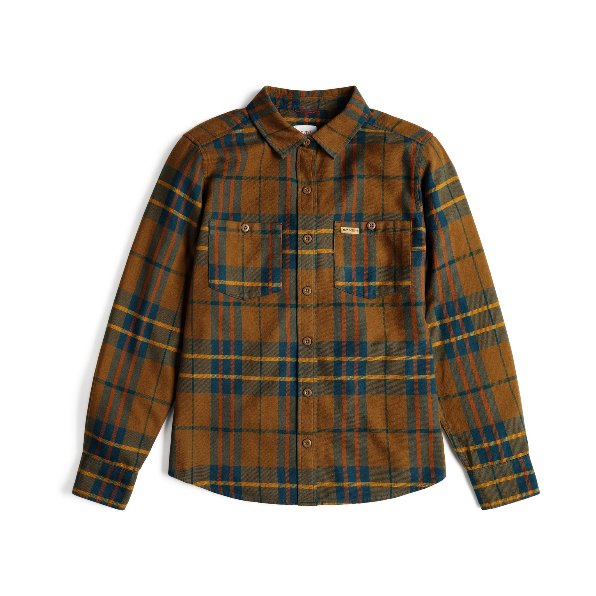 Chemise Mountain Plaid en "Dark Khaki Multi"