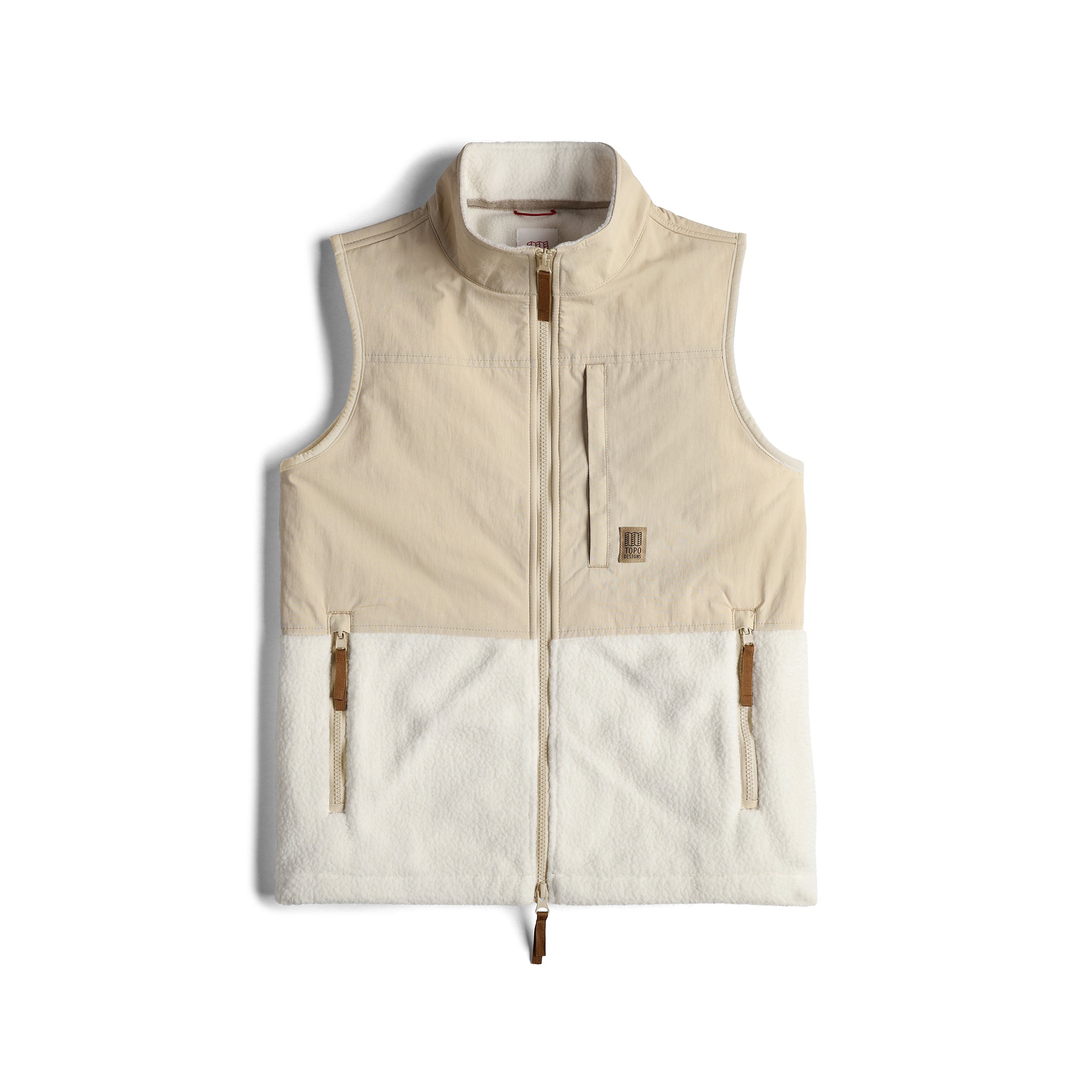 Gilet polaire Subalpine Femmes en "Natural / Sand" (naturel / sable)