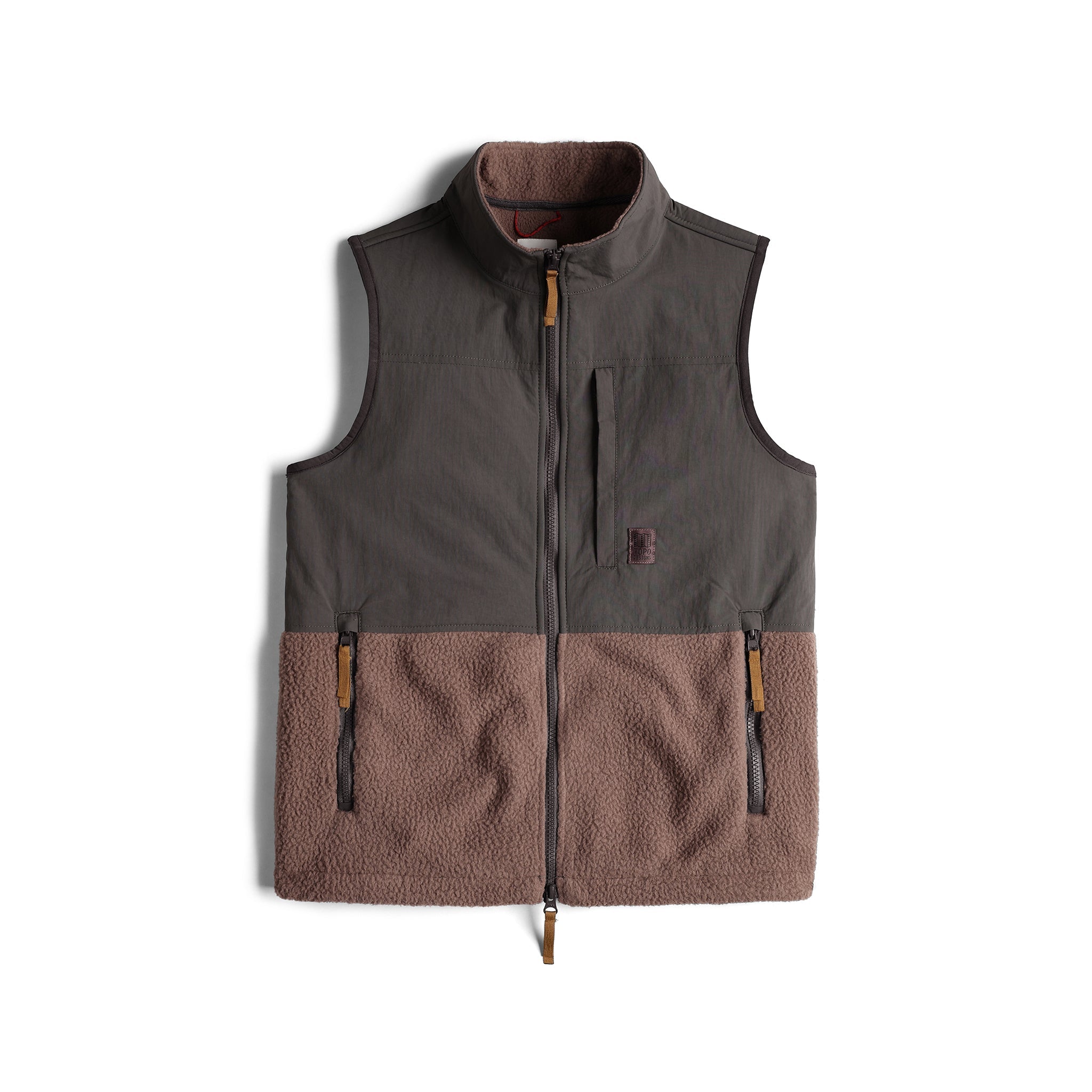 Gilet polaire Femmes Subalpine en "Peppercorn / Charcoal"