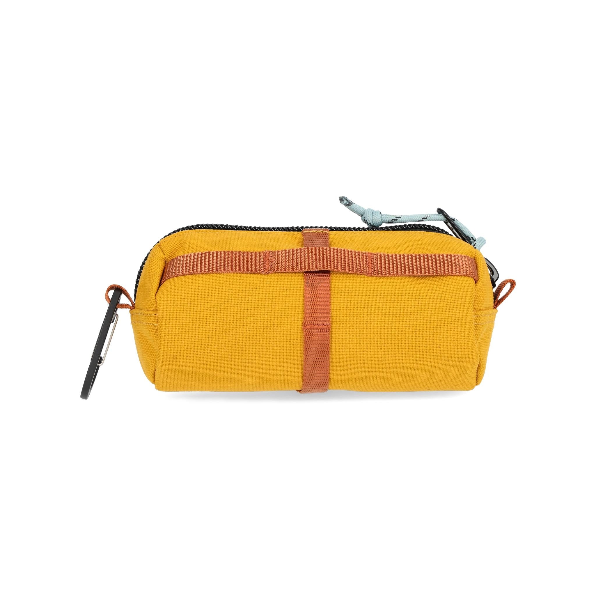 Vue arrière du sac Burrito de Topo Designs en "Mustard" (moutarde)