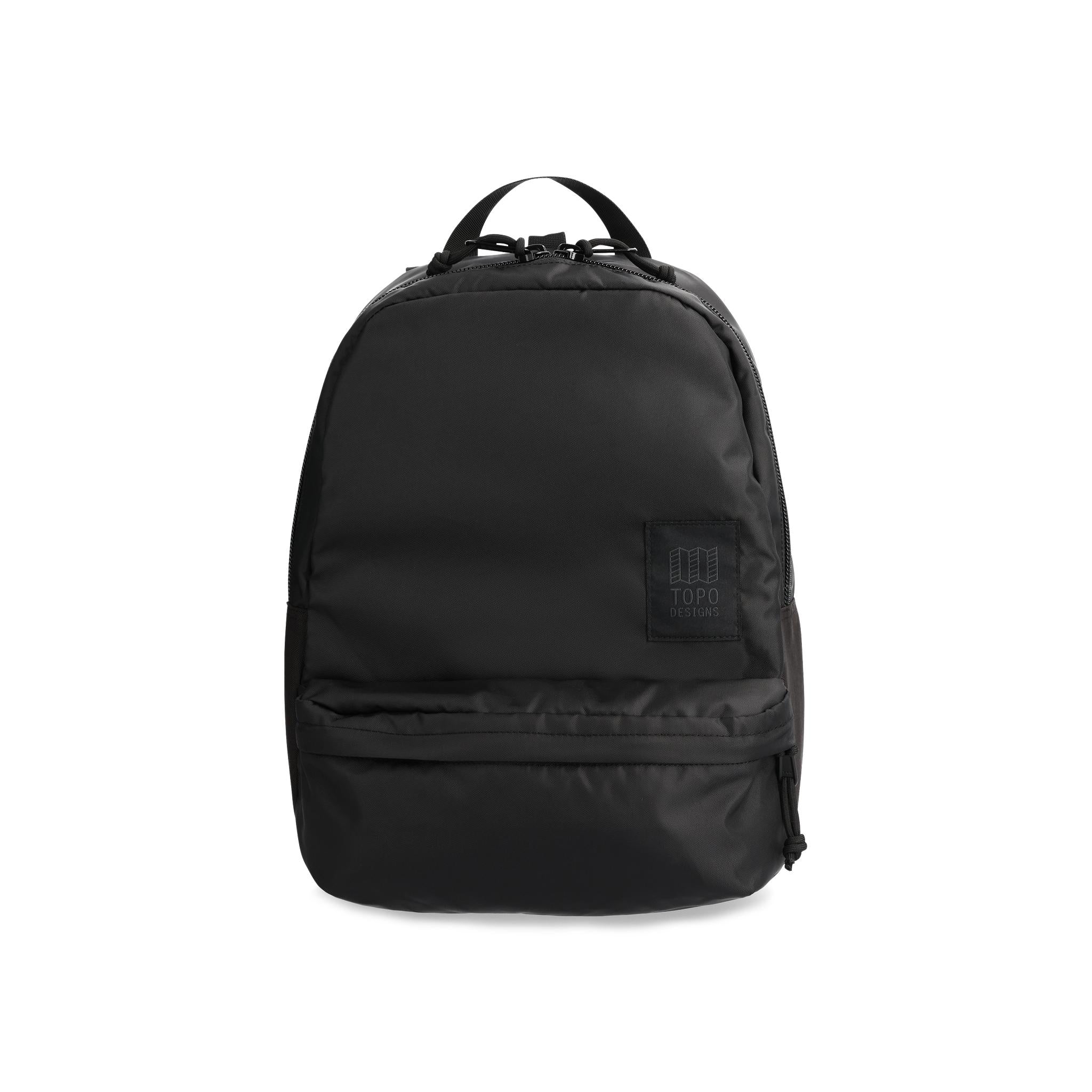 Vue avant du Topo Designs Dash Pack en "Black" (noir)