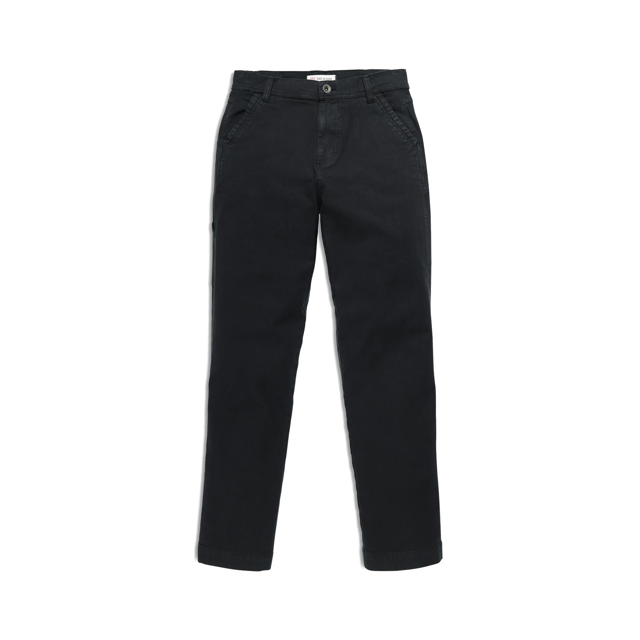 Vue avant du Pantalon  Topo Designs Dirt Utility Pantalon - Femmes  en "Black"