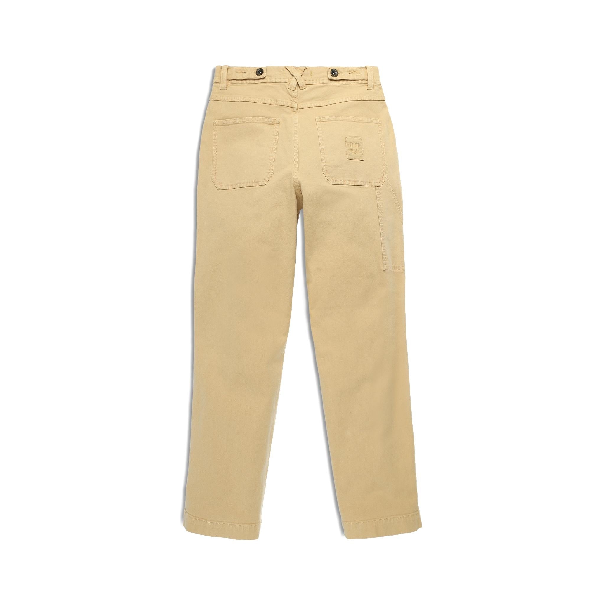 Vue arrière du Pantalon  Dirt Utility de Topo Designs - Femmes  en "Sahara"