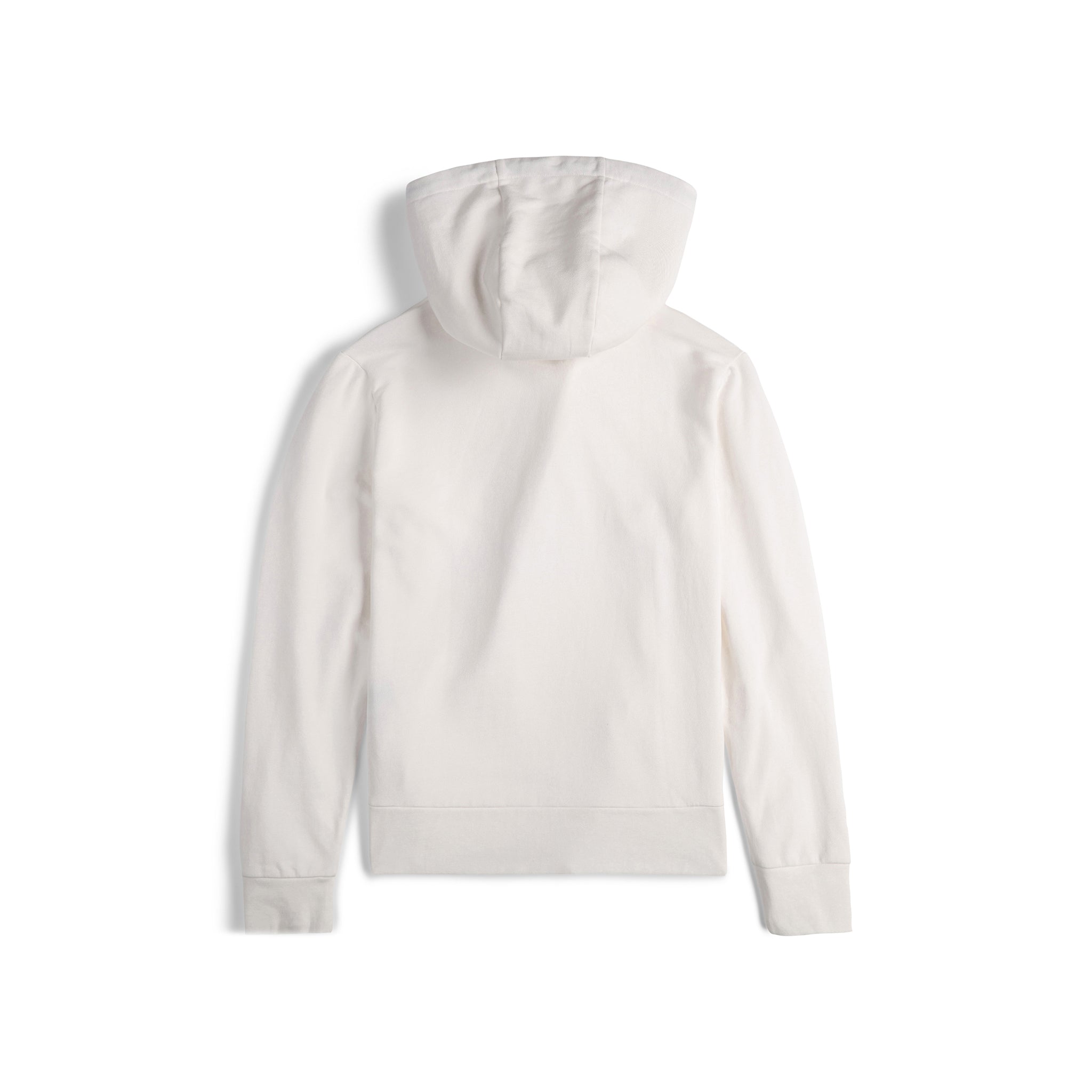 Dos du Topo Designs Hommes Dirt Hoodie Sweat-shirt en éponge française 100% coton biologique en blanc "naturel".