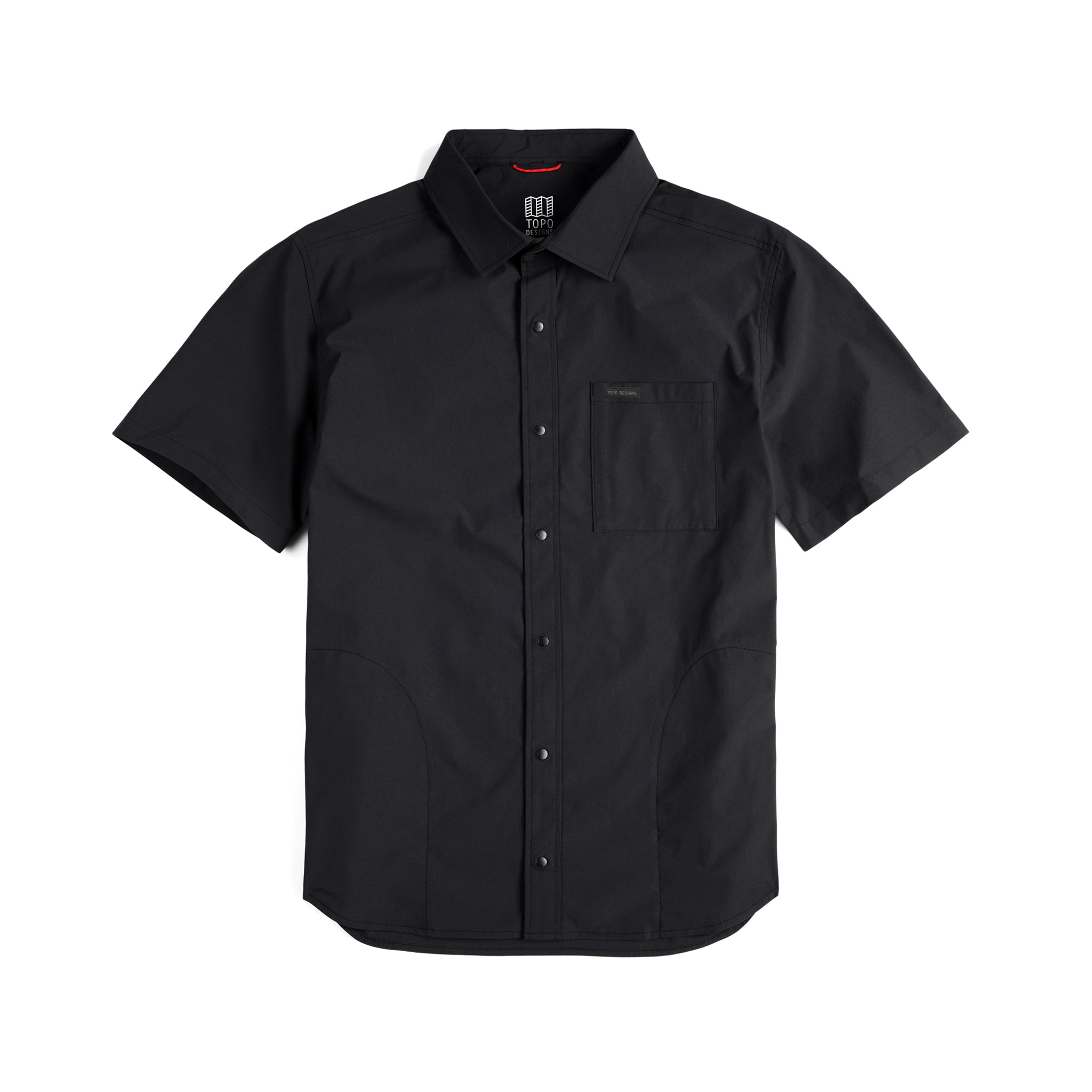 Topo Designs Global Chemise - Manches Courtes - Hommes en "Black"