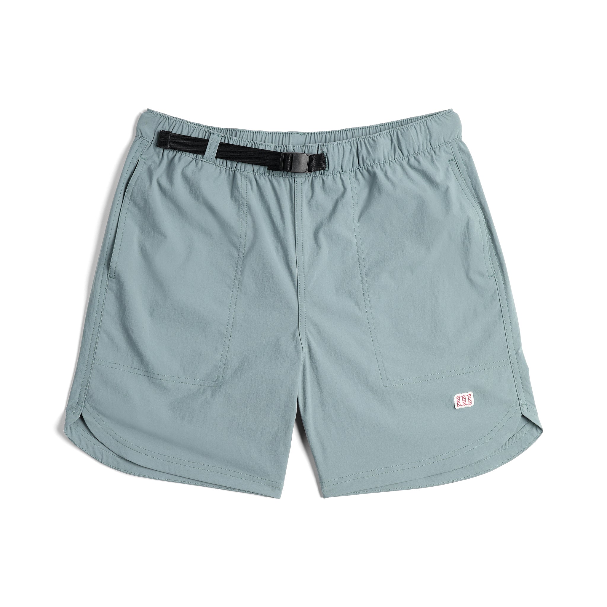 Vue avant du short Topo Designs River Shorts - Hommes en "Slate Blue" (bleu ardoise)