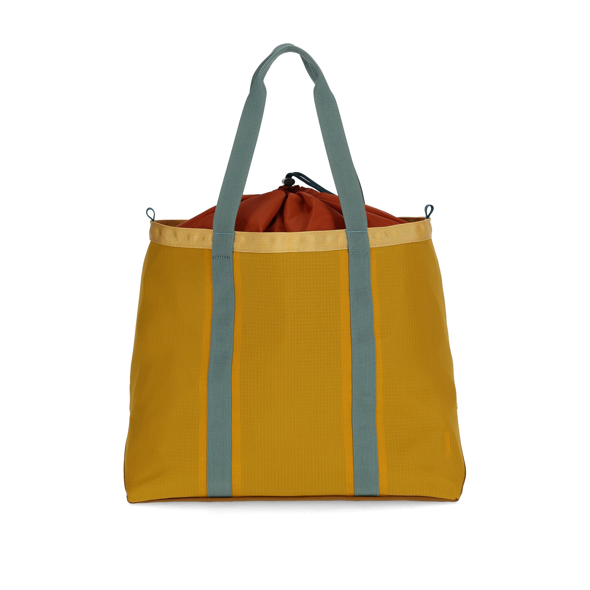 Vue arrière du Topo Designs Mountain Utility Tote en "Mustard / Black".