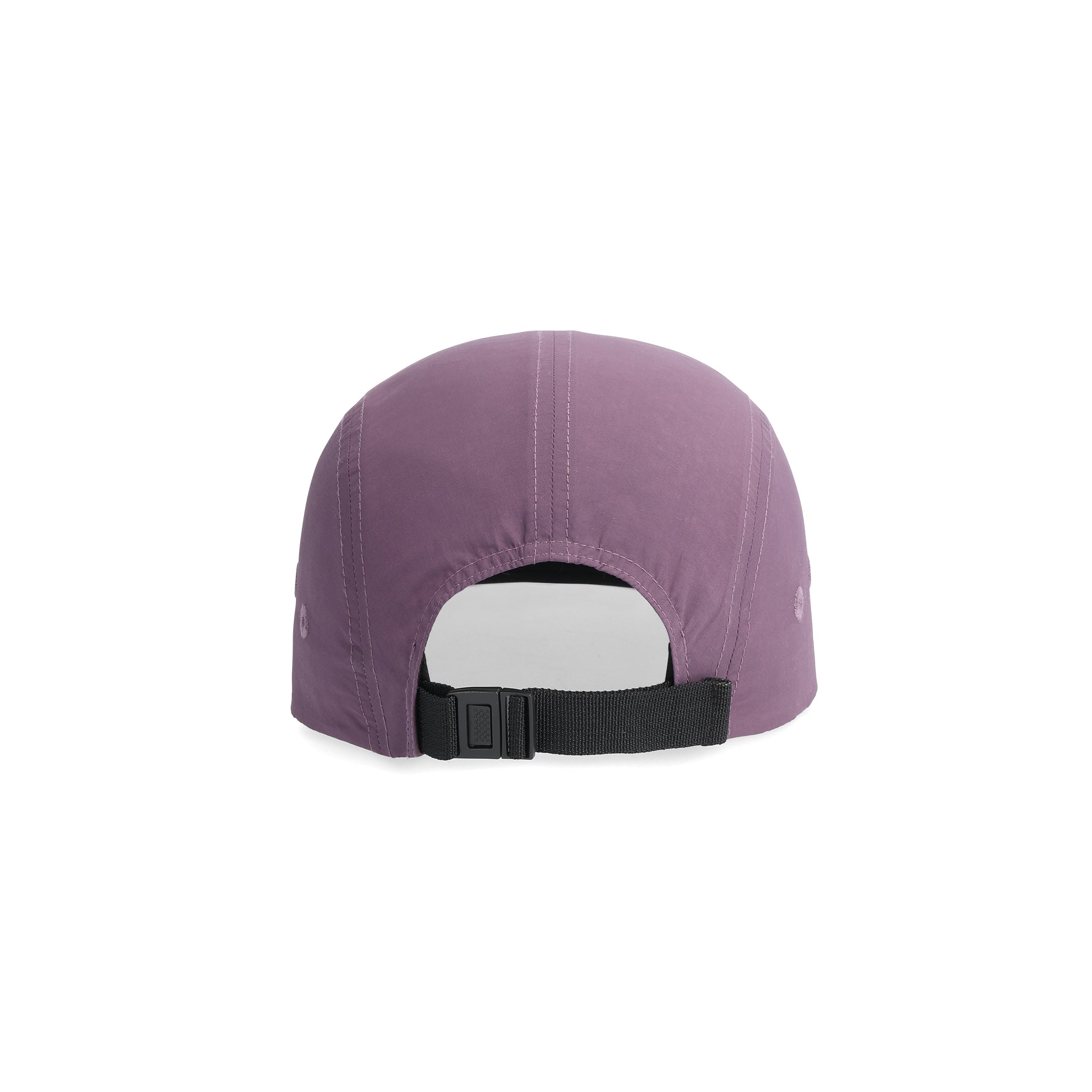 Vue arrière du chapeau de camp en nylon Topo Designs en "Loganberry".