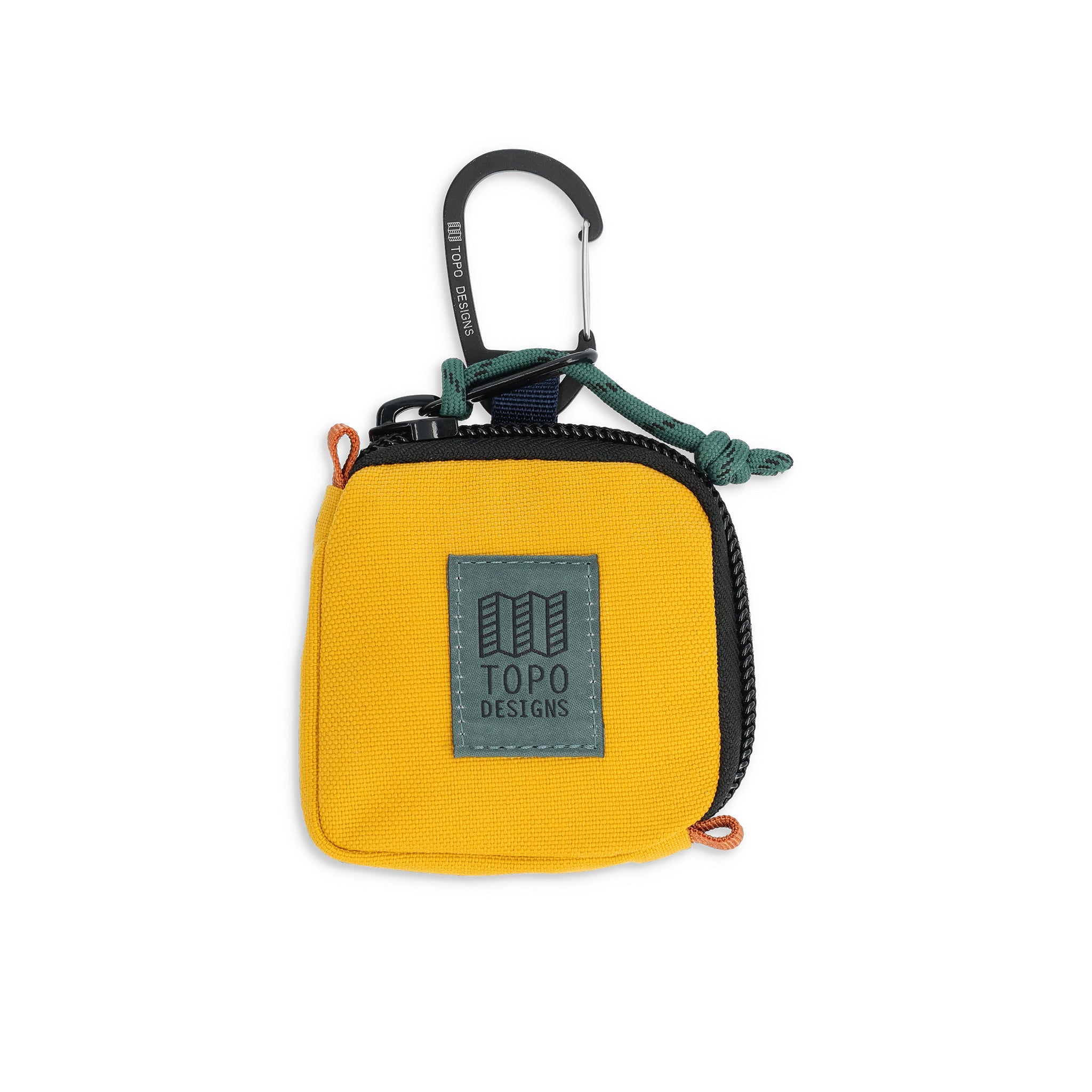 Vue de face du sac Topo Designs Square Bag en "Mustard" (moutarde)