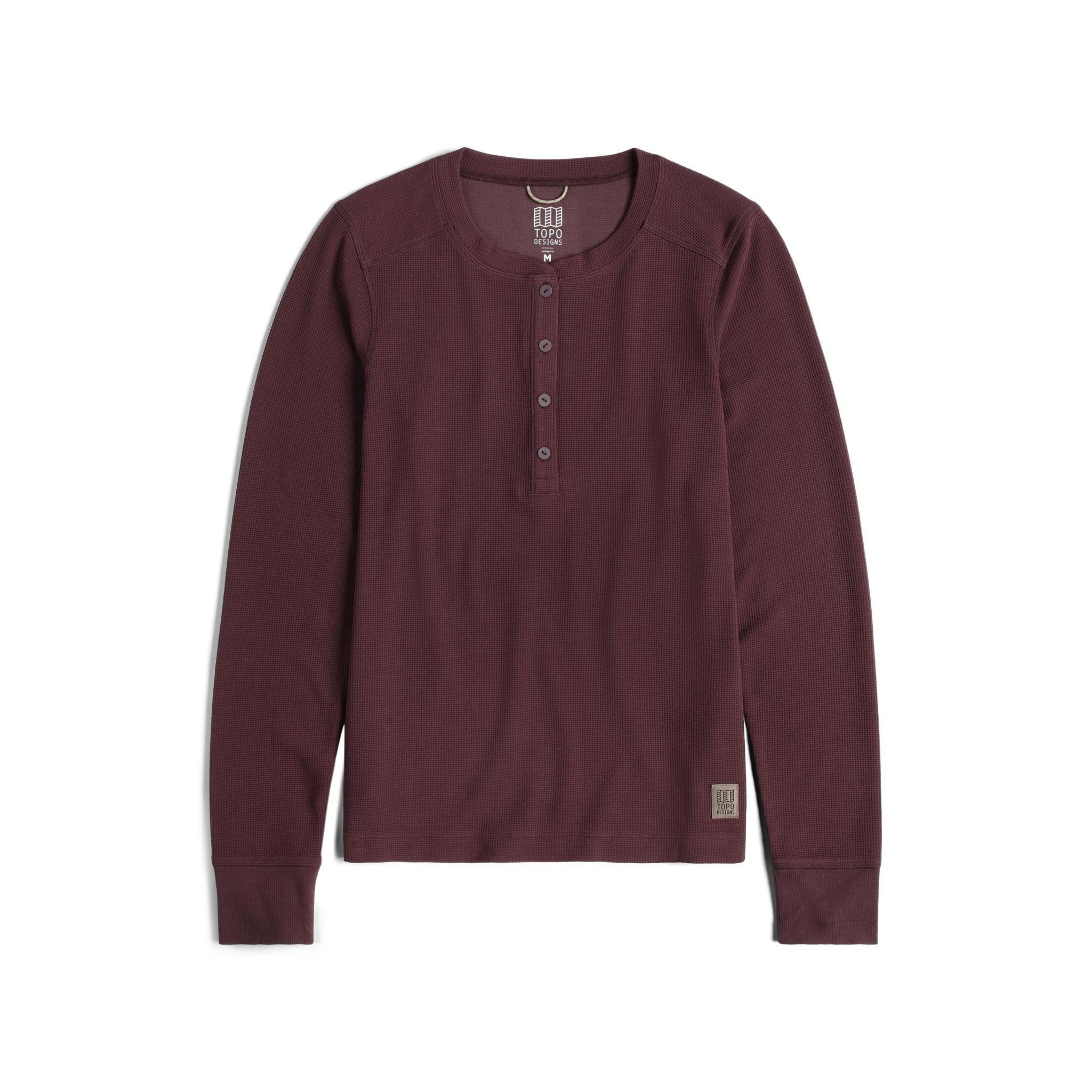 Global Waffle Henley - Femmes vue 1 Topo Topo Designs