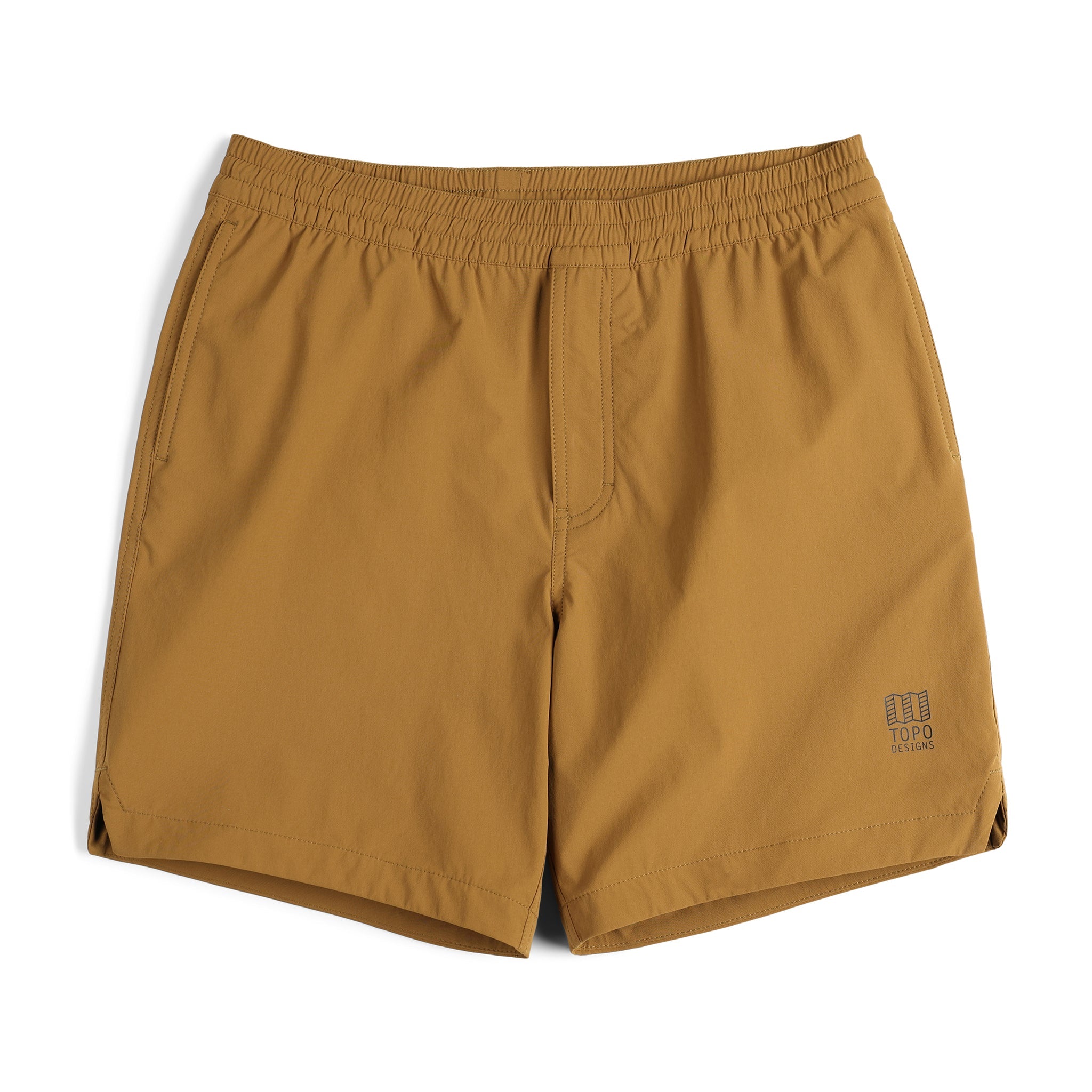 Short de voyage léger à séchage rapide Topo Designs Hommes Global en brun "Dark Khaki".