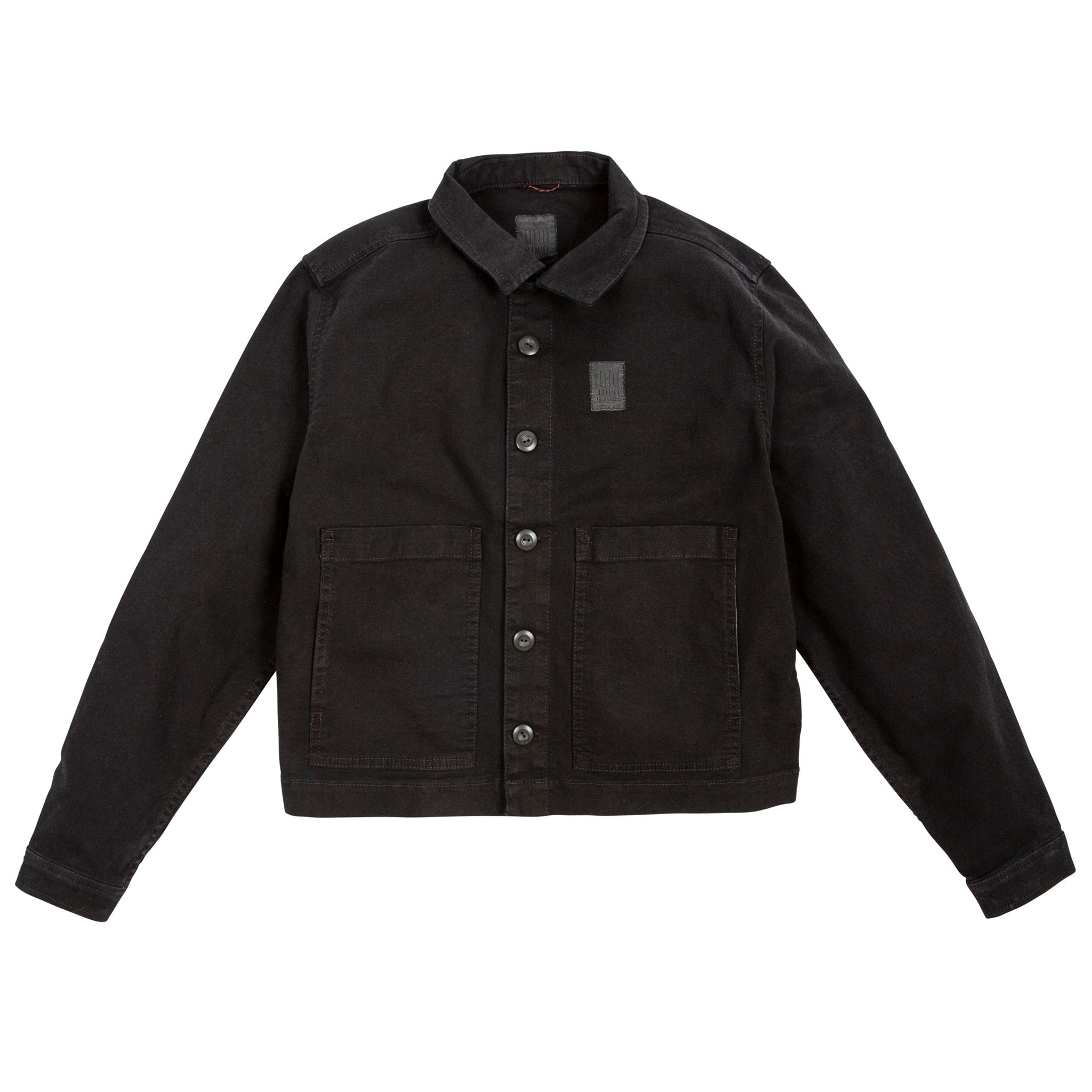 Vue avant du produit Topo Designs Femmes Dirt Veste en "Black".